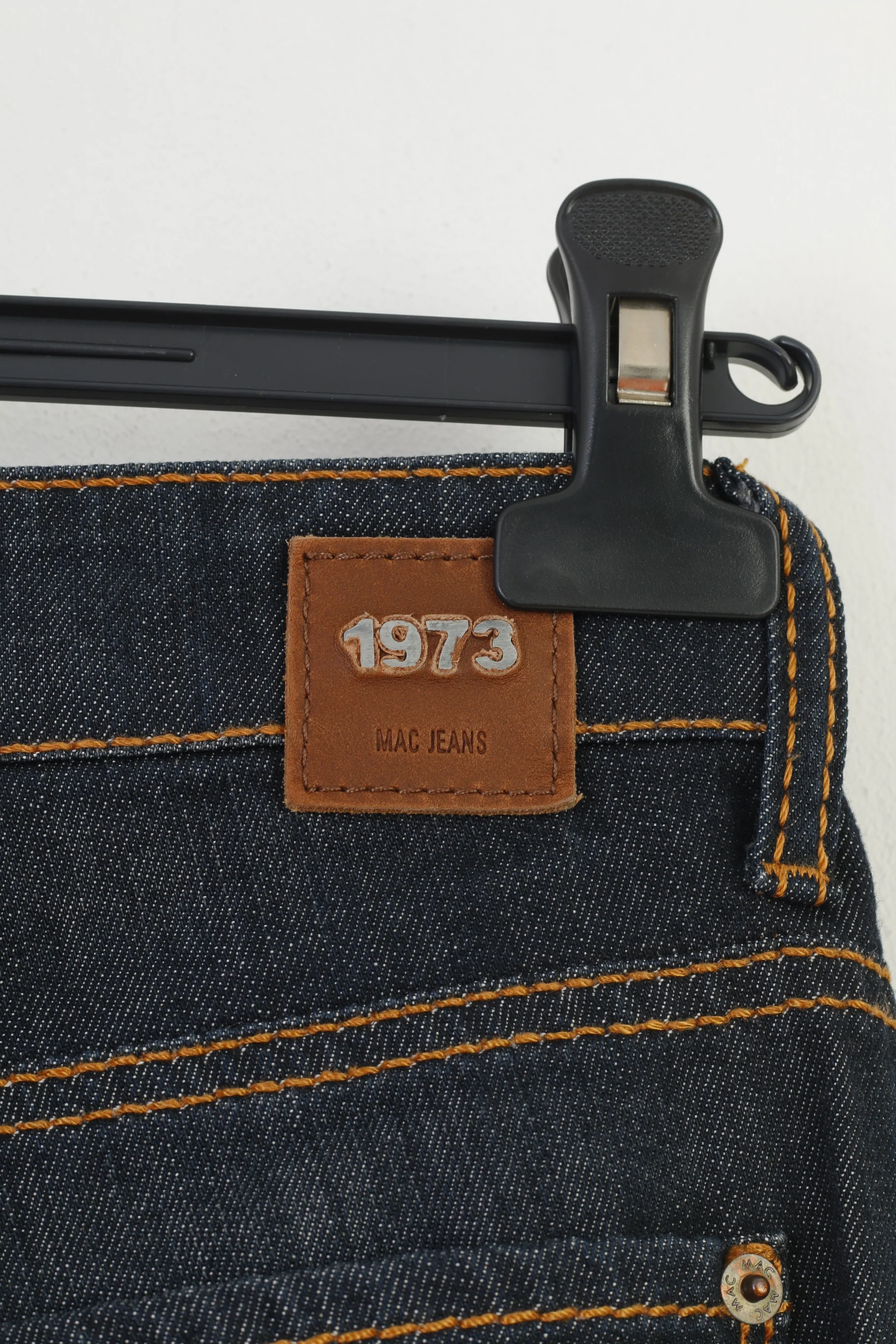 MAC Jeans Women 42  Trousers Jeans Cotton Navy Denim Melanie Pants - Image 5