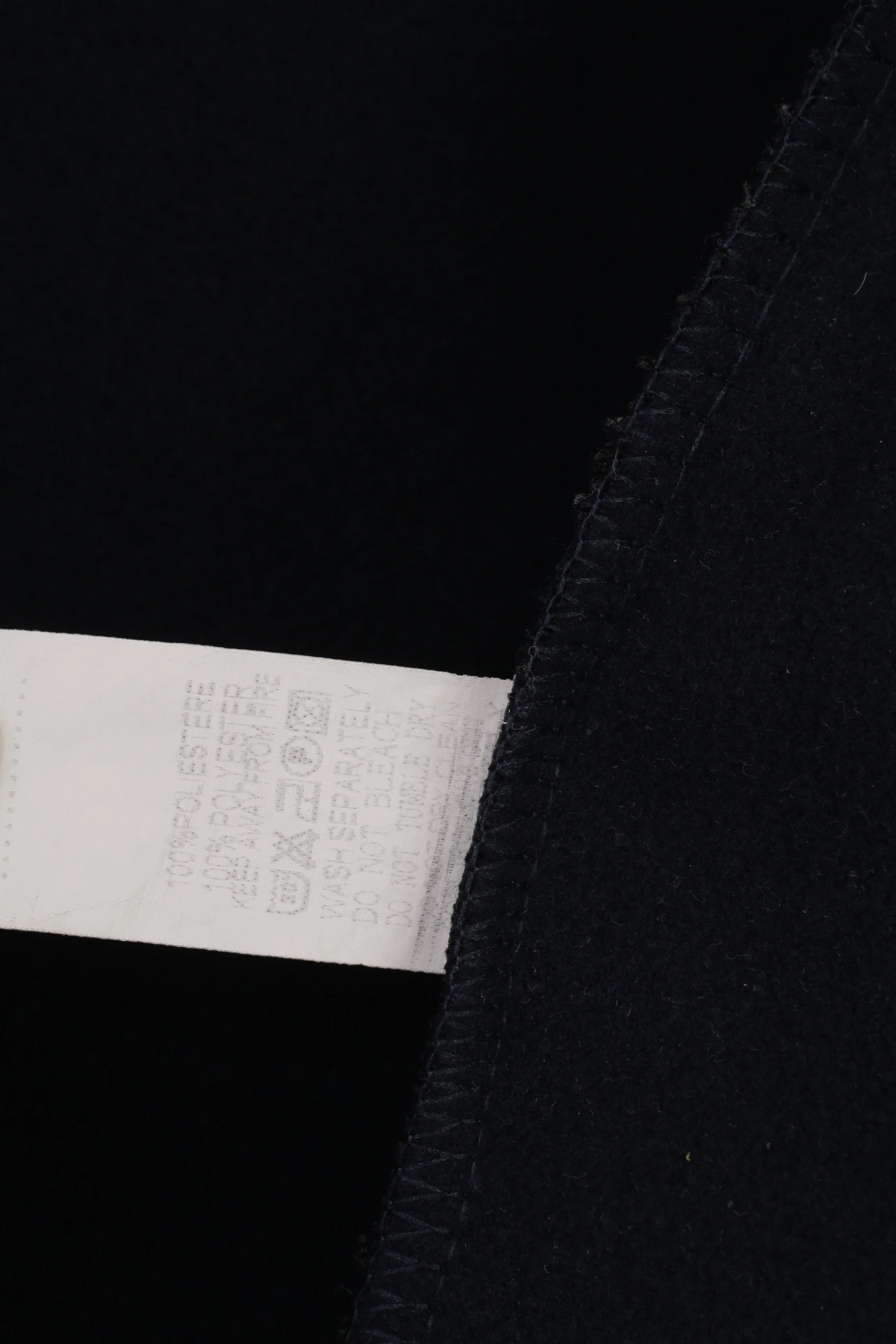 Made in Italy Woman M Cardigan Navy Blue Breasted Jacket Long Open Front Top - Image 5