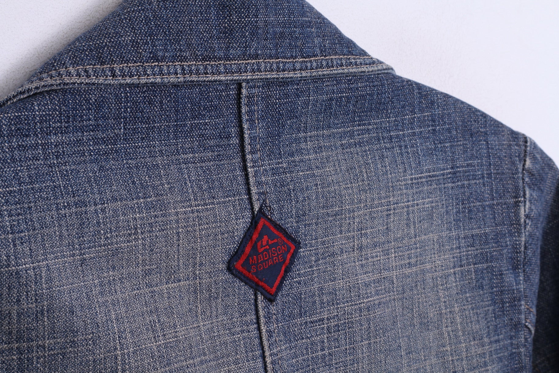 MADISON SQUARE Girls M Jacket Blazer Cotton Single Breasted Denim Jeans - Image 6
