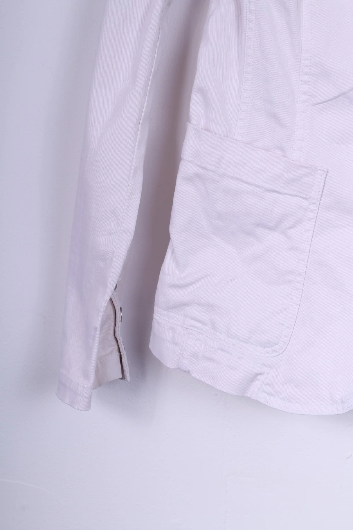 Marc Aurel Jeans Womens S Blazer White Jacket Single Breasted Cotton Top - Image 3