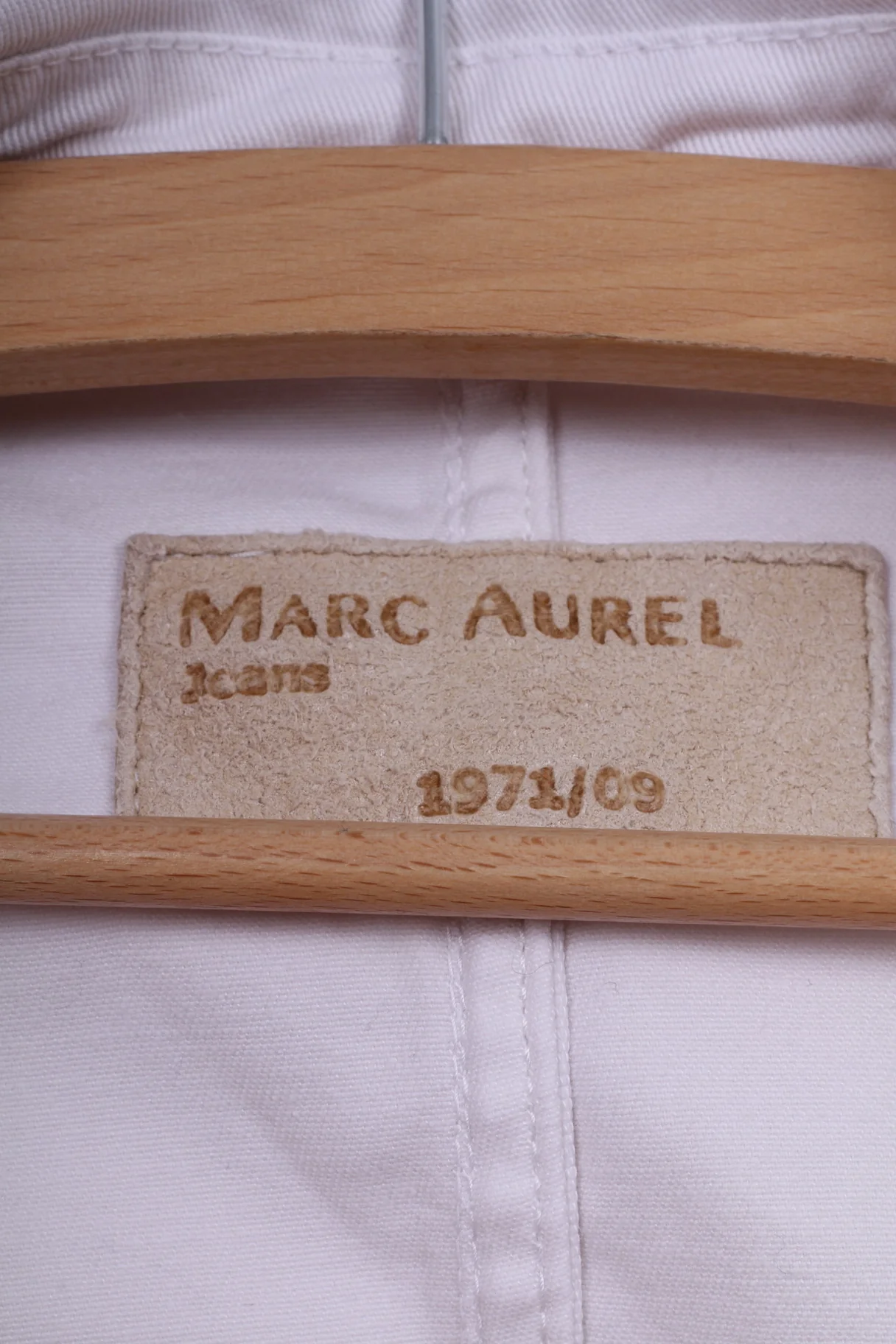Marc Aurel Jeans Womens S Blazer White Jacket Single Breasted Cotton Top - Image 4
