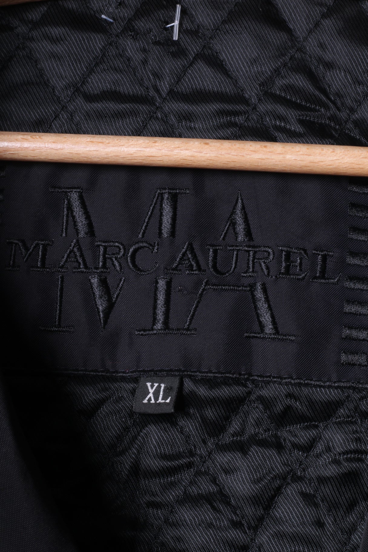 Marc Aurel Women XL Jacket Black Single Breasted Padded Nylon Waterproof Top - Image 4
