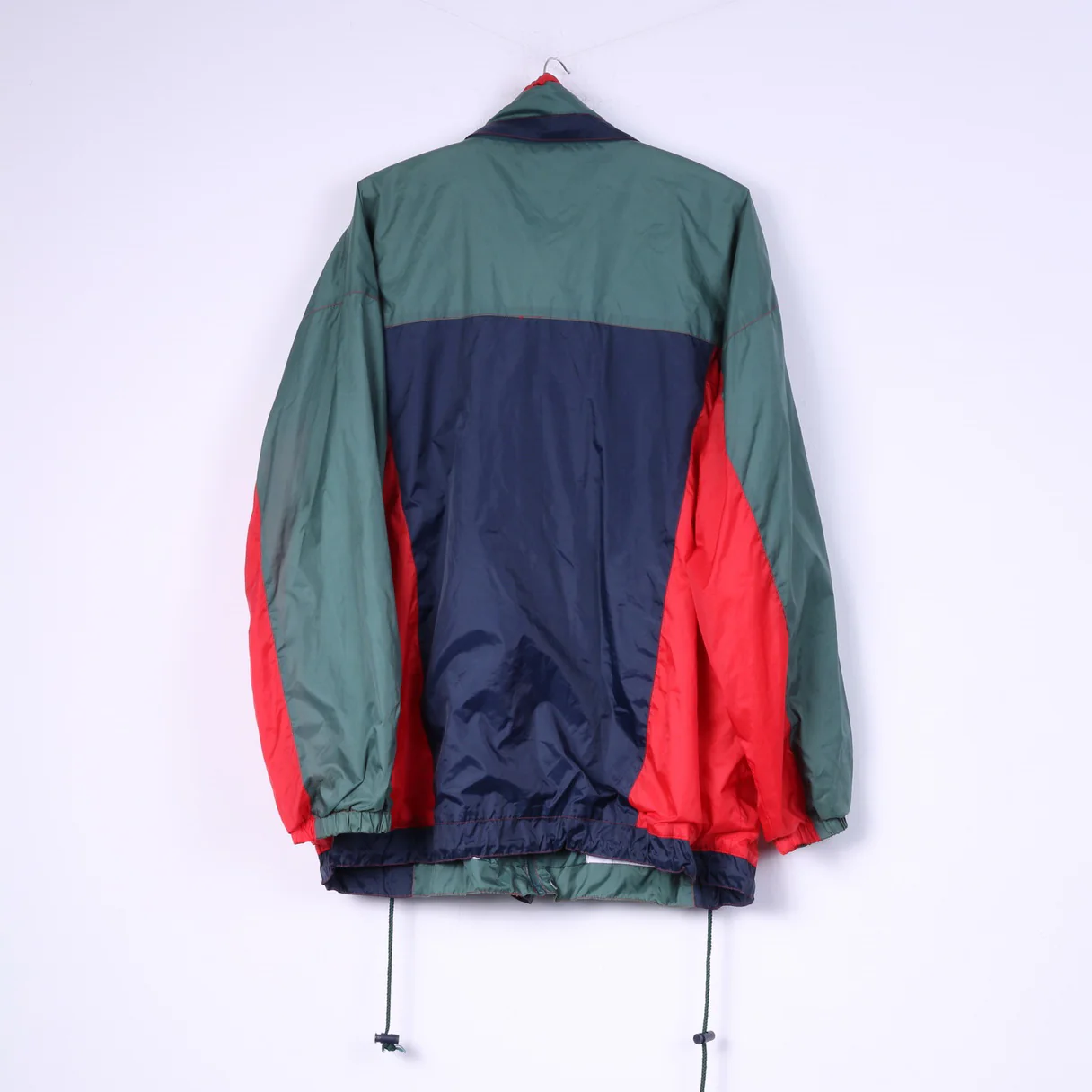 Marcel Clair Men L Jacket Green Nylon Waterproof Vintage Full Zipper Unisex Top - Image 5