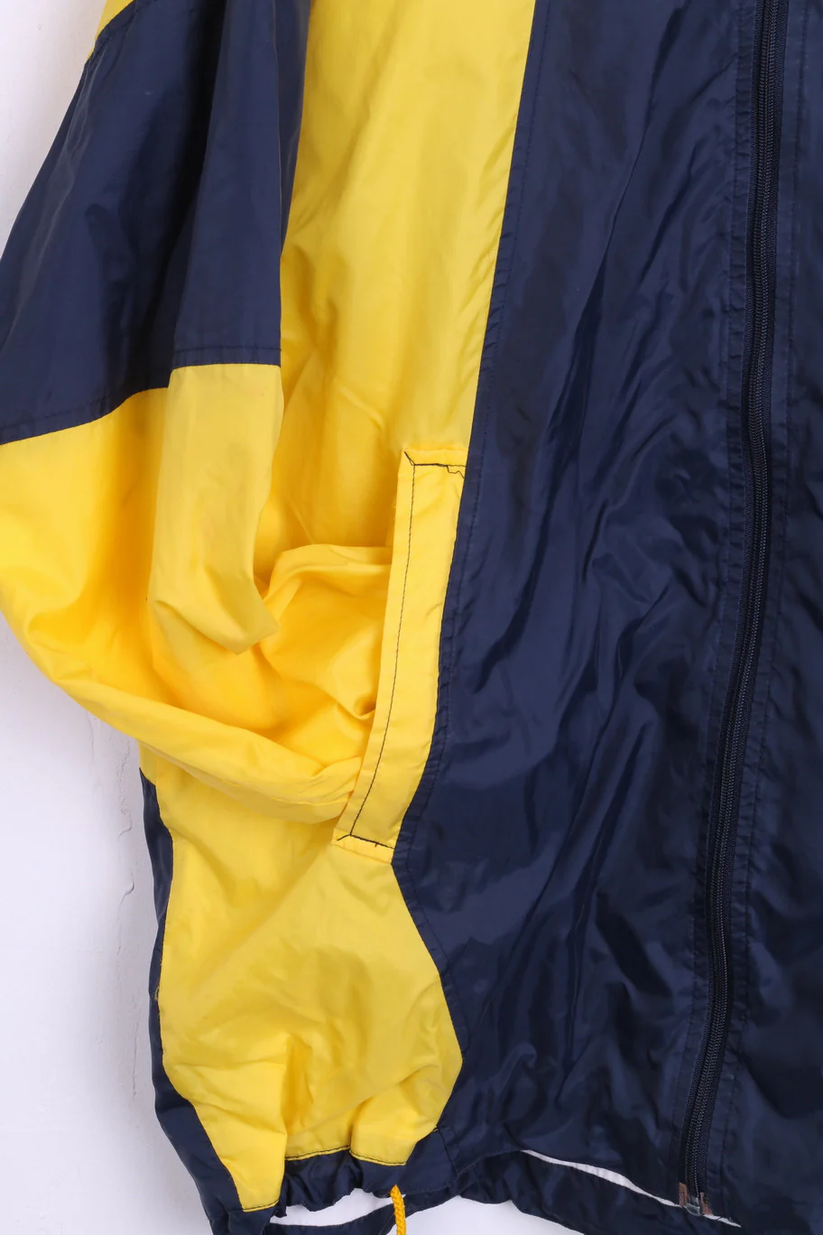 Marcel Clair Mens S Jacket Track Top Nylon Waterproof Sport Blue Tracksuit - Image 2