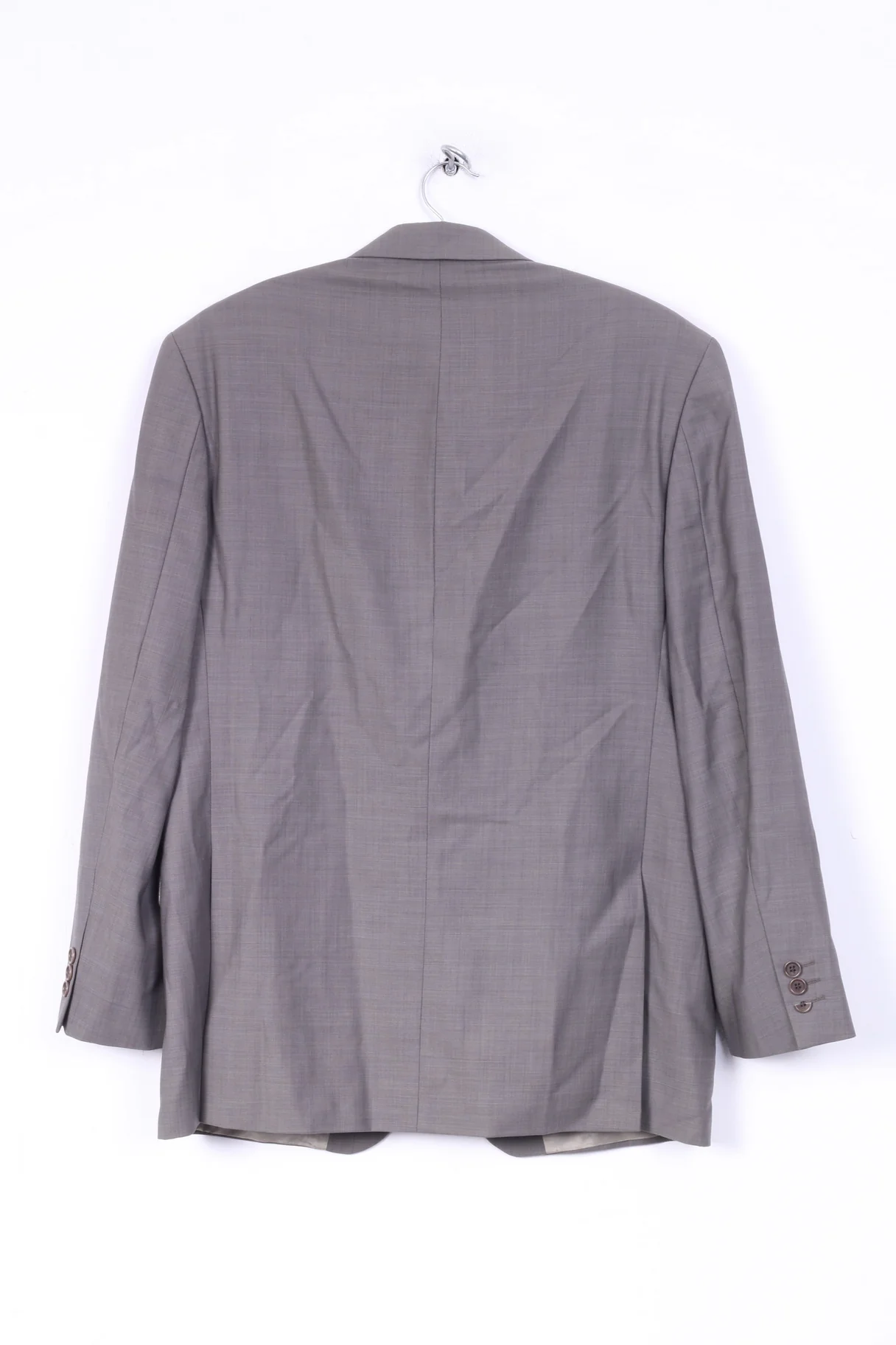 Marks & Spencer Mens 40 M Blazer Tailoring Lightweight Suit Single Breasted Grey - Image 6
