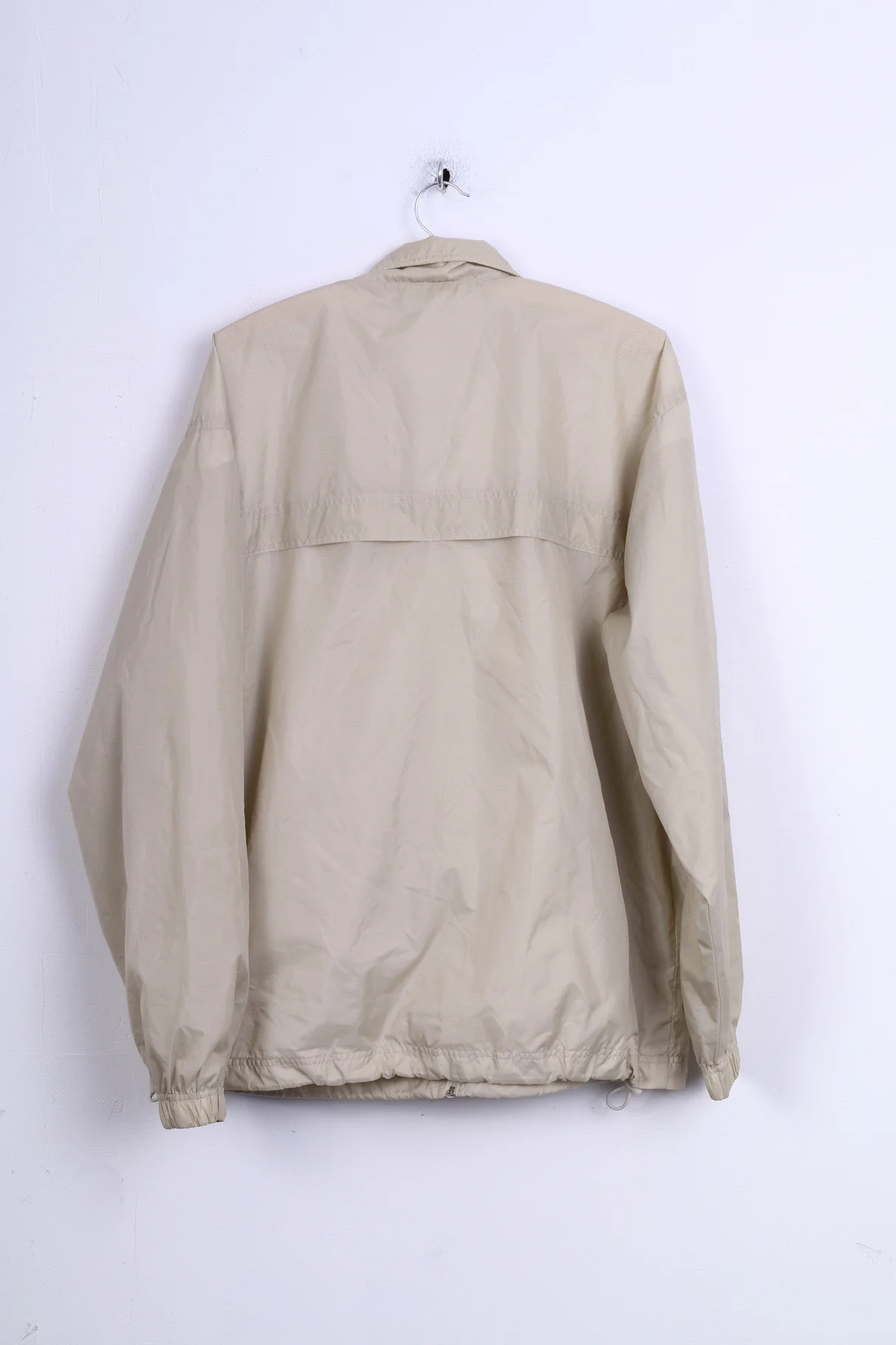 Marouis Mens L Jacket Nylon Waterproof Light Beige - Image 5