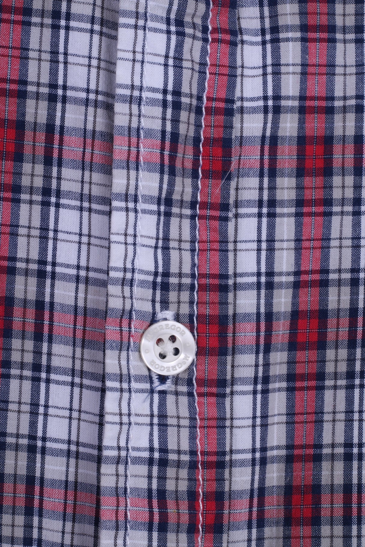 McGregor Boys 176 Casual Shirt Check Button Down Collar Cotton Long Sleeve - Image 4