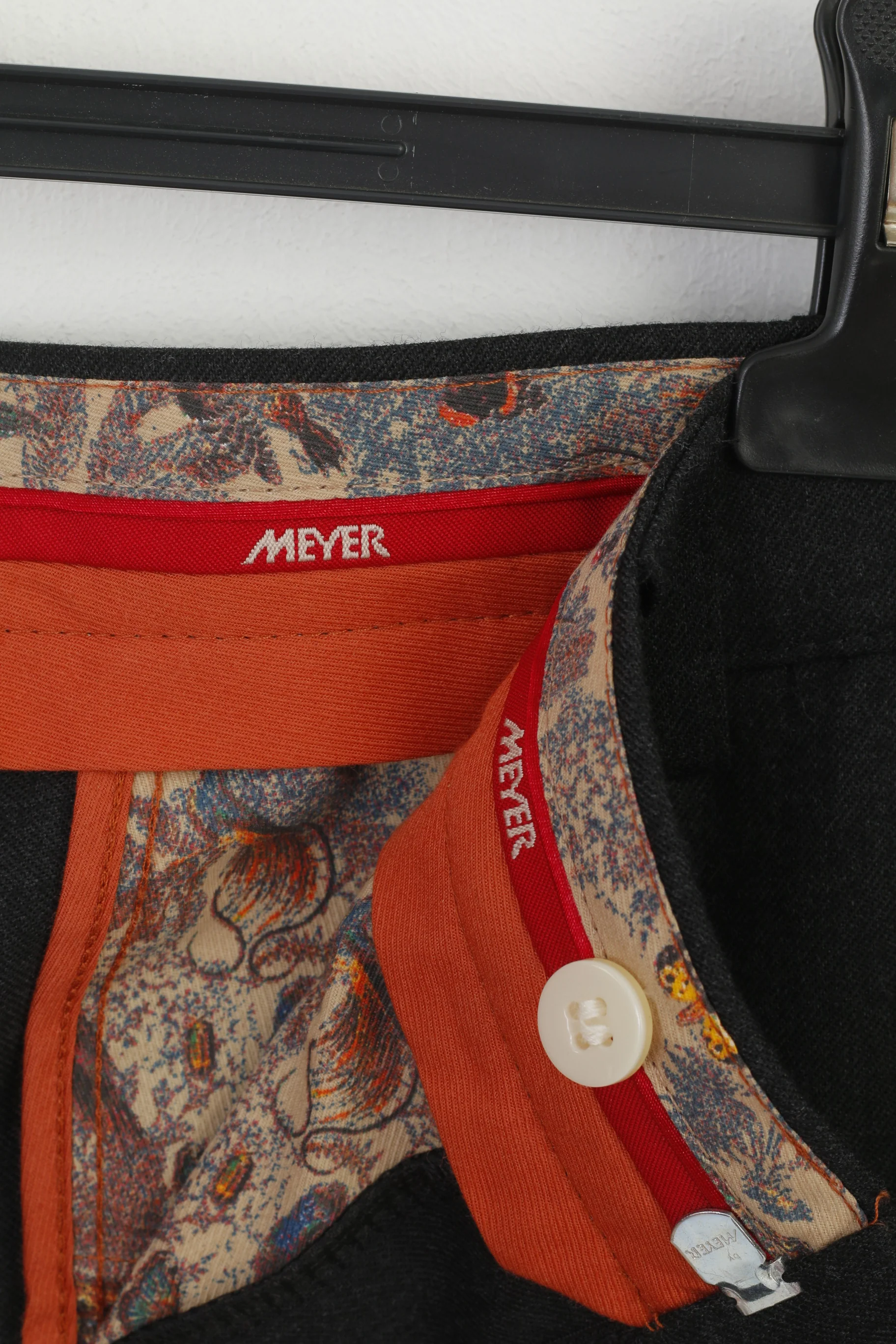 Meyer Men 28 42 58 Trousers Charcoal Classic Elegant Modern Comfort Germany Pants - Image 3