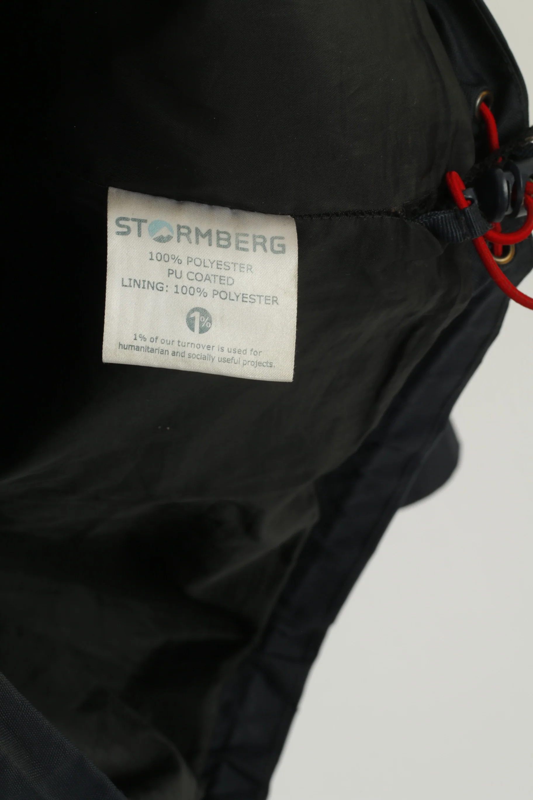 Stormberg Men S Jacket Navy  PU Coated Hooded Reflective Outdoor Zip Up Top - Image 5