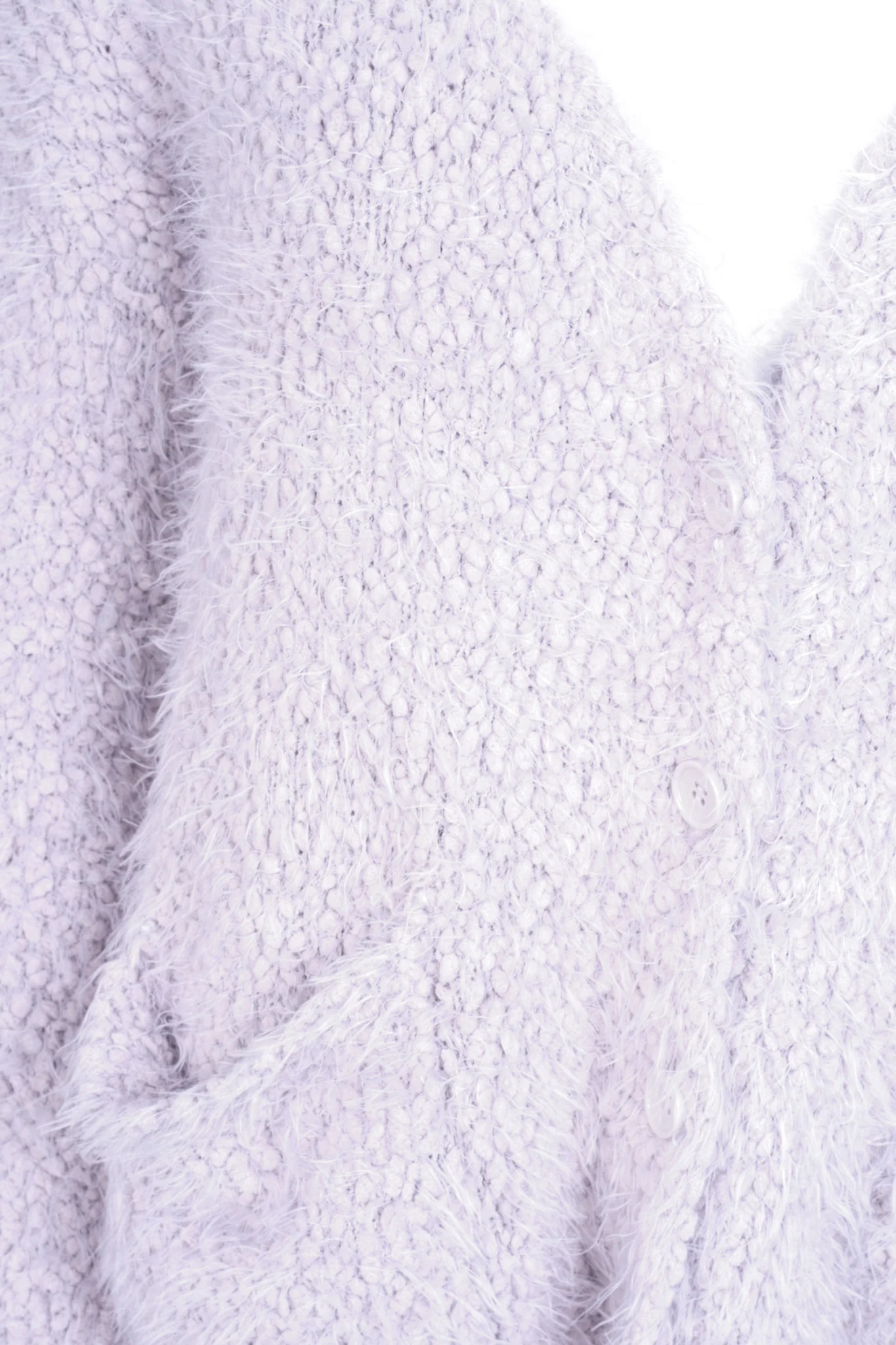 Miss Selfridge Women's 10 M Cardigan Jumper Violet Patchwork - Image 3