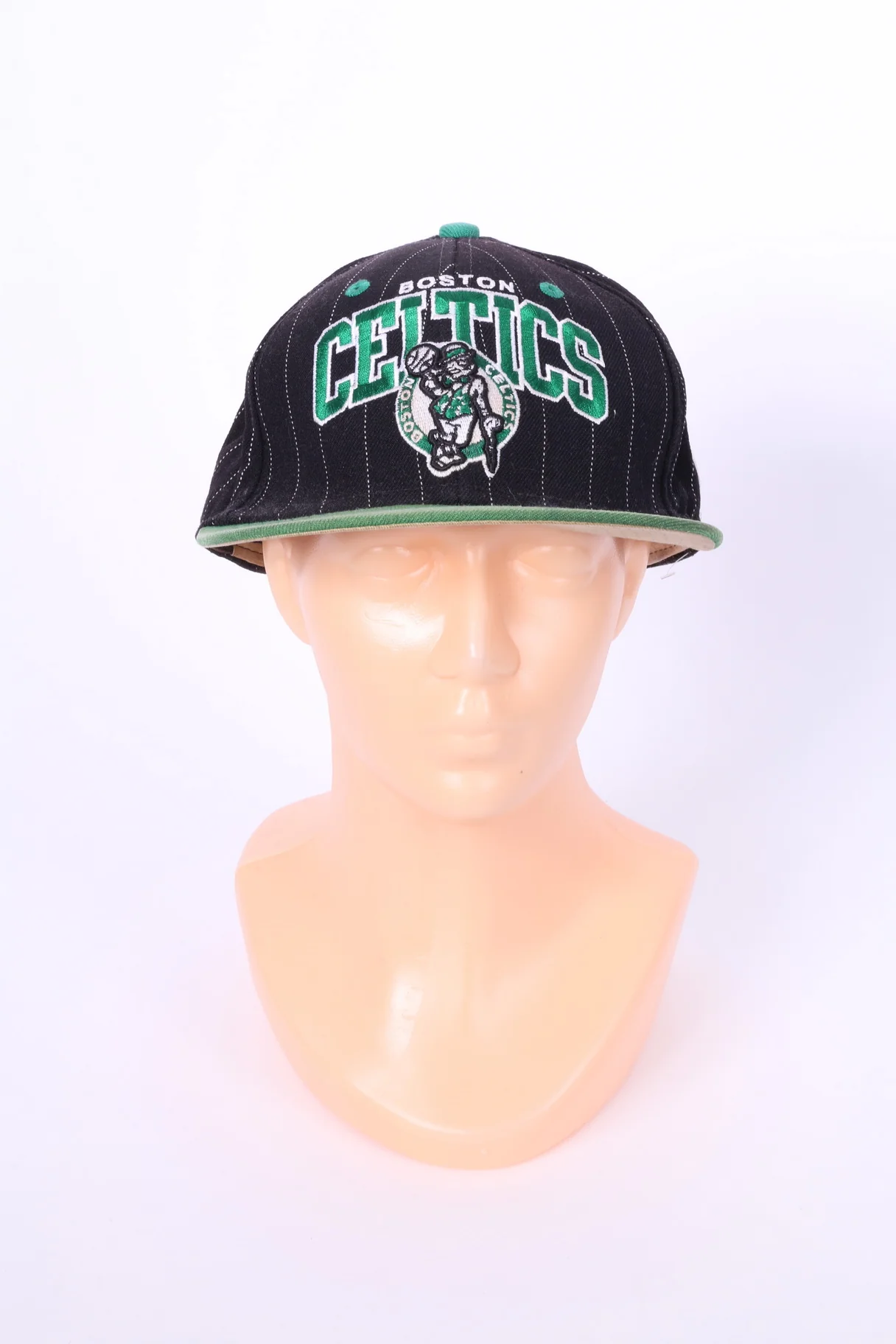 Mitchell&Ness Philadephia Mens Baseball Caps Black Wool Striped Boston Celtic - Image 2