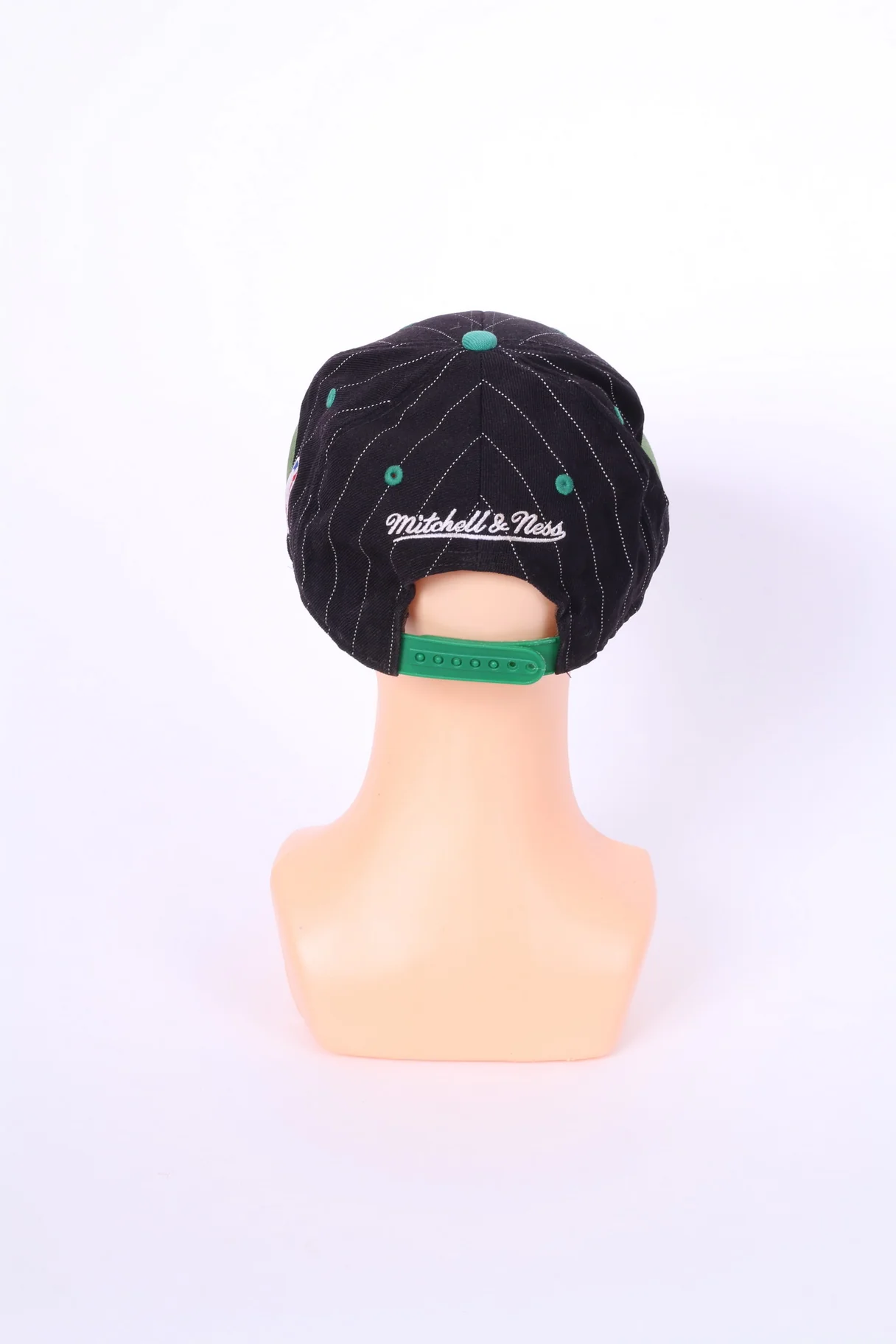 Mitchell&Ness Philadephia Mens Baseball Caps Black Wool Striped Boston Celtic - Image 5
