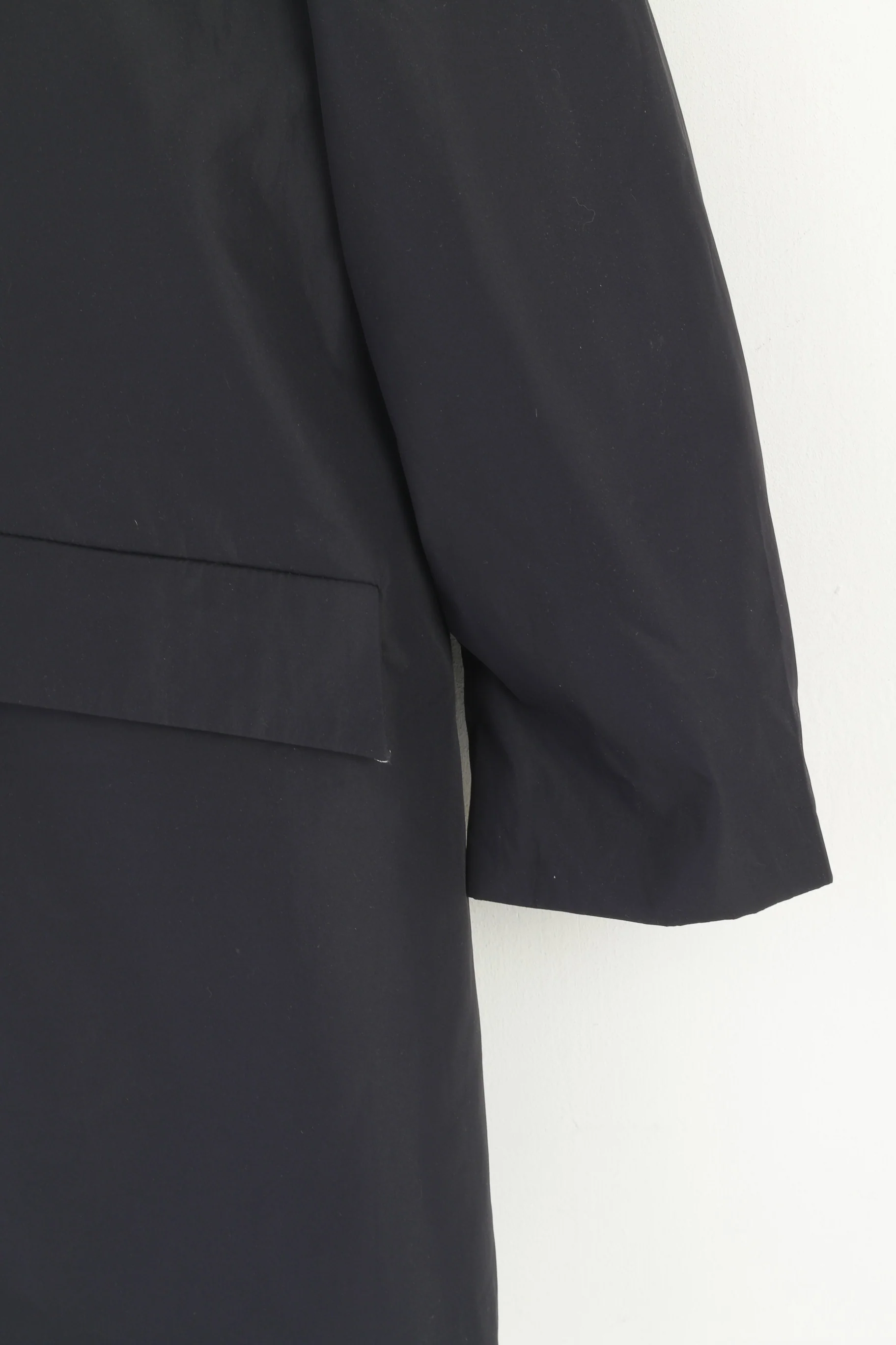 Moods Of Norway Men XXL Coat Navy Removable Lining Classic Vintage Single Breasted Norwegian Trench - Image 4