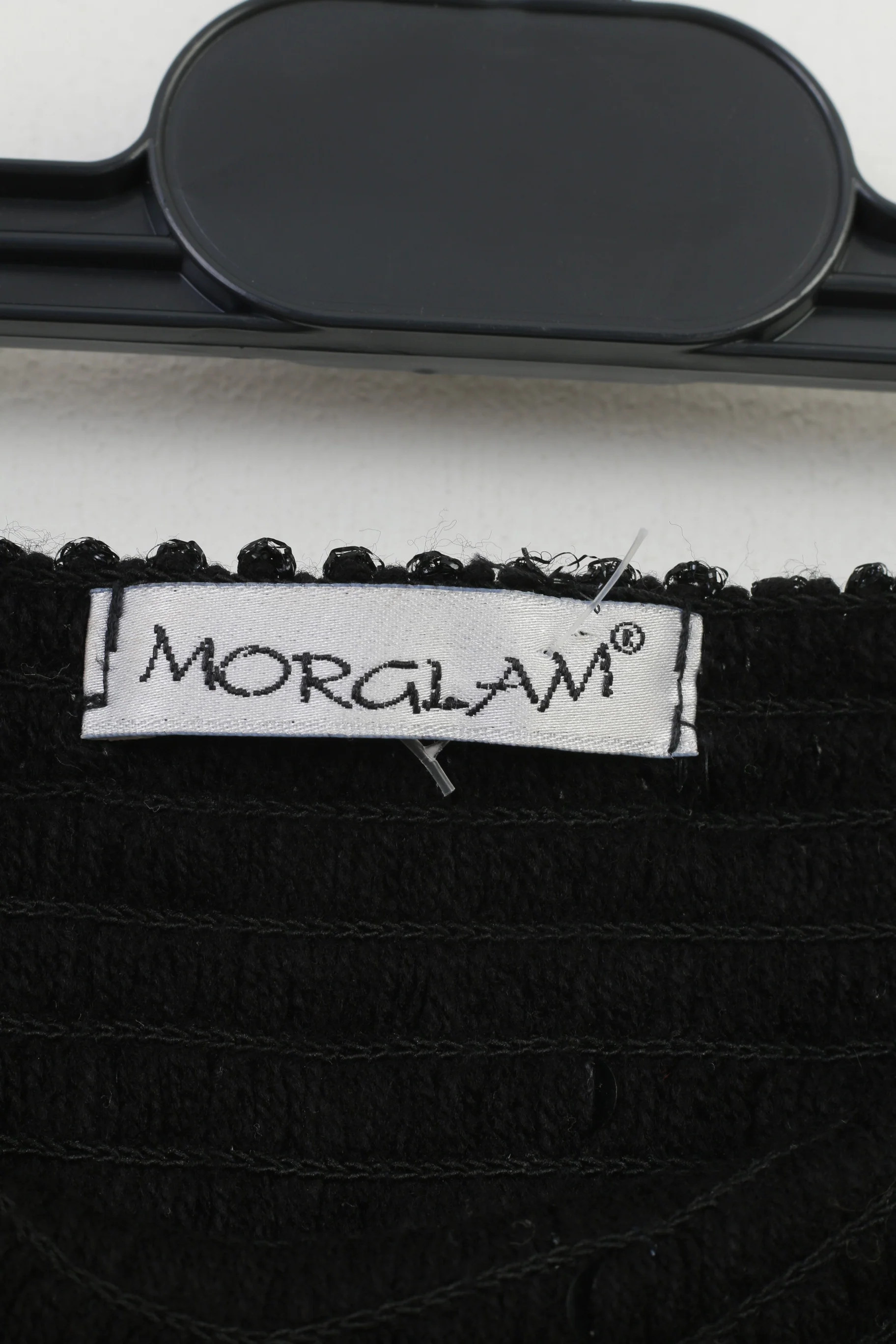Morglam Women S Top Black Sequins Strech Shiny Party - Image 3