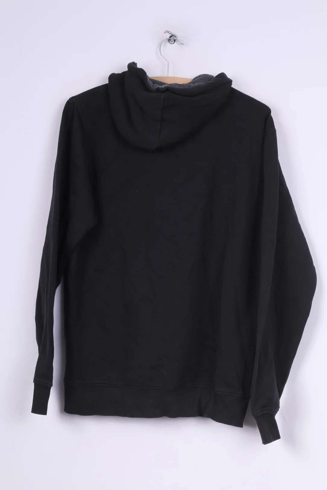 Much More Mens M Sweatshirt Black Hooded Graphic NYC Brooklyn Cotton Jumper - Image 5