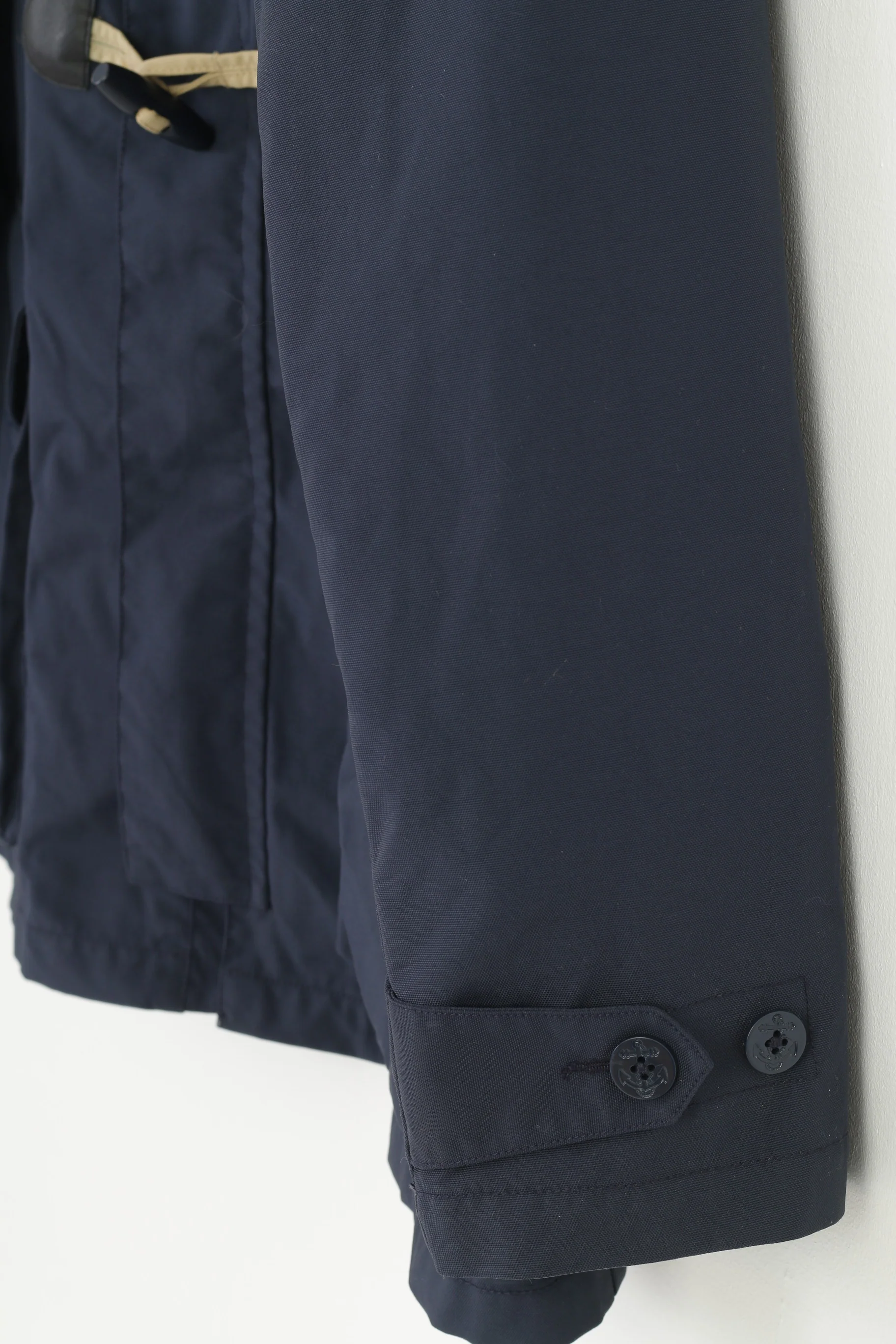 Nautica Men 4XL Jacket Nylon Navy Blue Full Zipper Outwear Top - Image 3