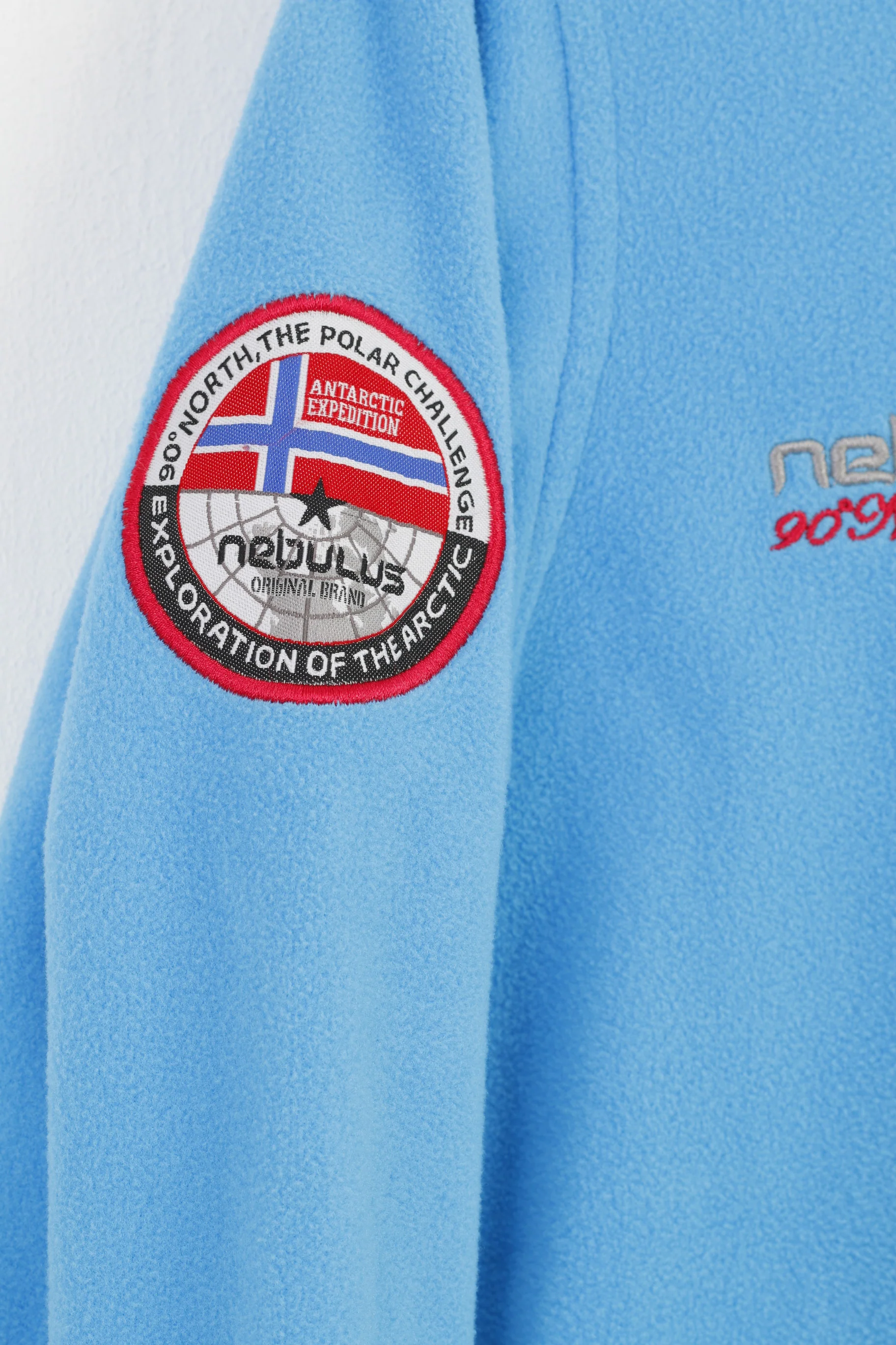 Nebulus Woman L Fleece Blue Mountain Sweatshirt Zip Neck Outdoor Top - Image 4