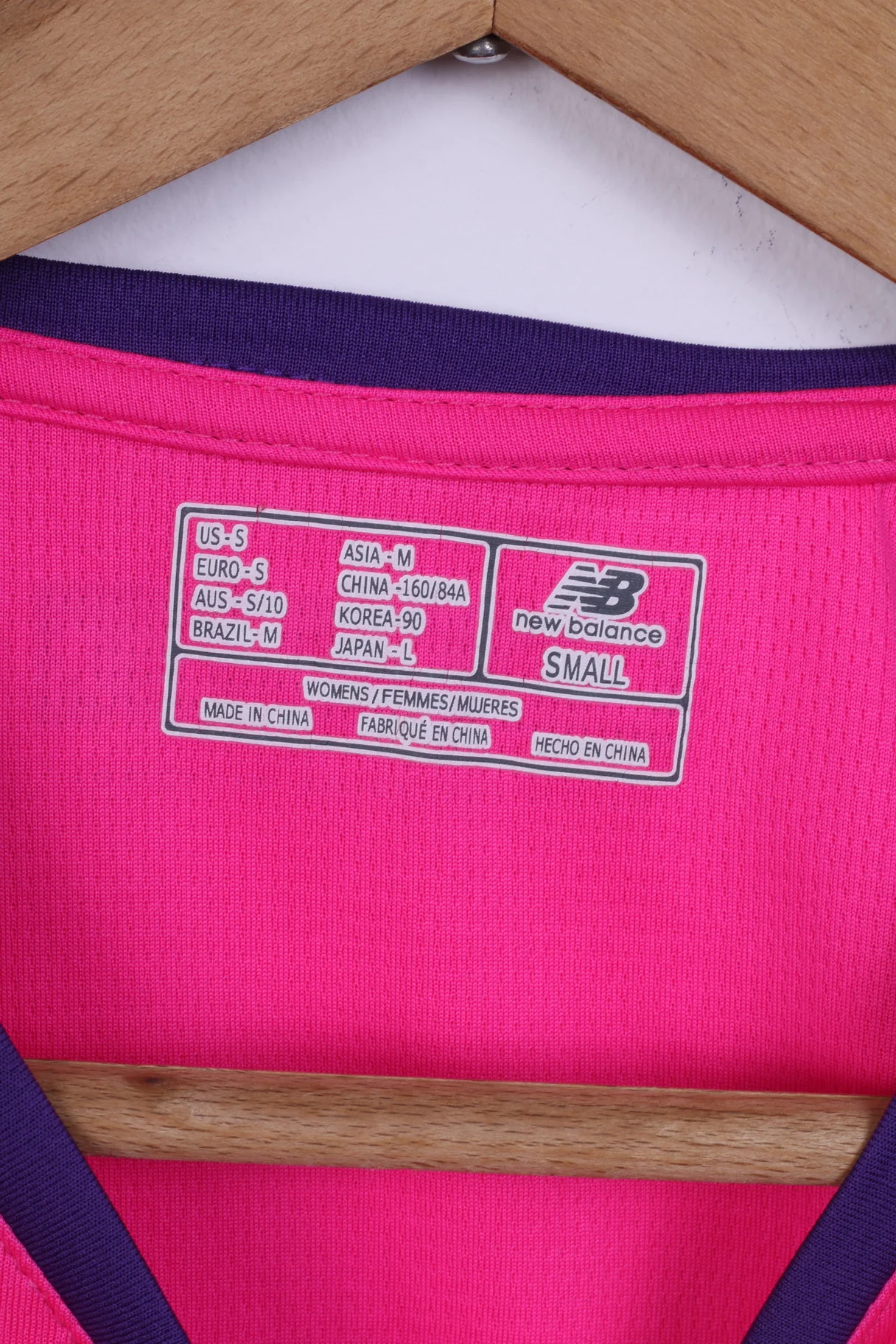 New Blance Womens S Shirt Pink Femina Sport Training - Image 4
