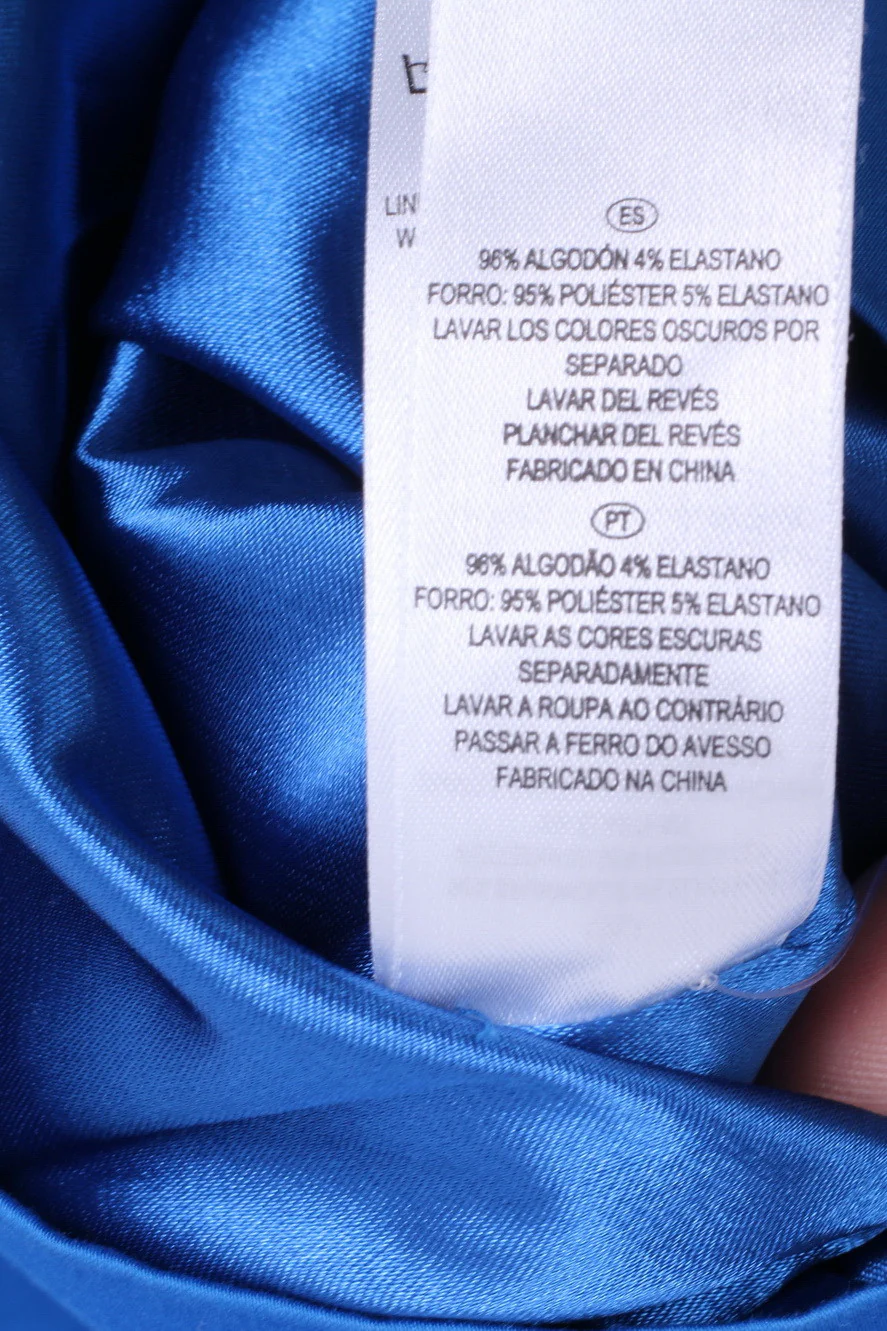 New Caprice Womens 10 M Dress Blue Higtlowe Sweetheart Neckline - Image 4