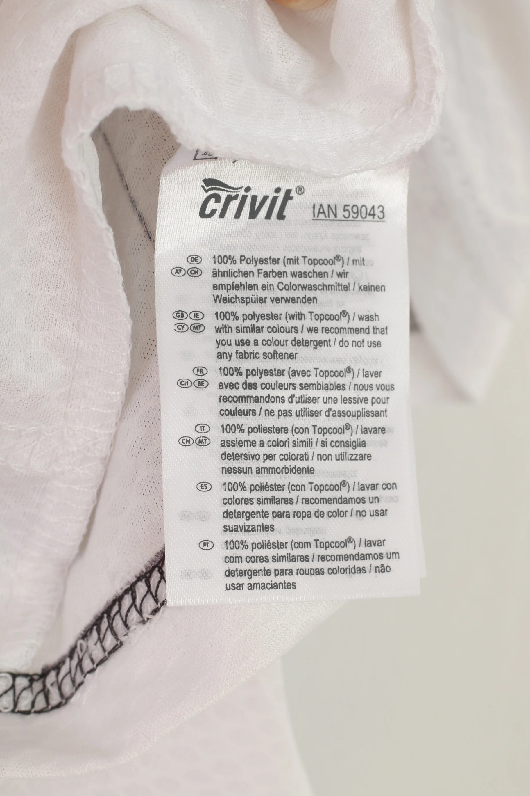 New Crivit Sports Men L 52/54 Cycling Shirt Zip Neck Red White Bike Jersey Pockets Top - Image 7