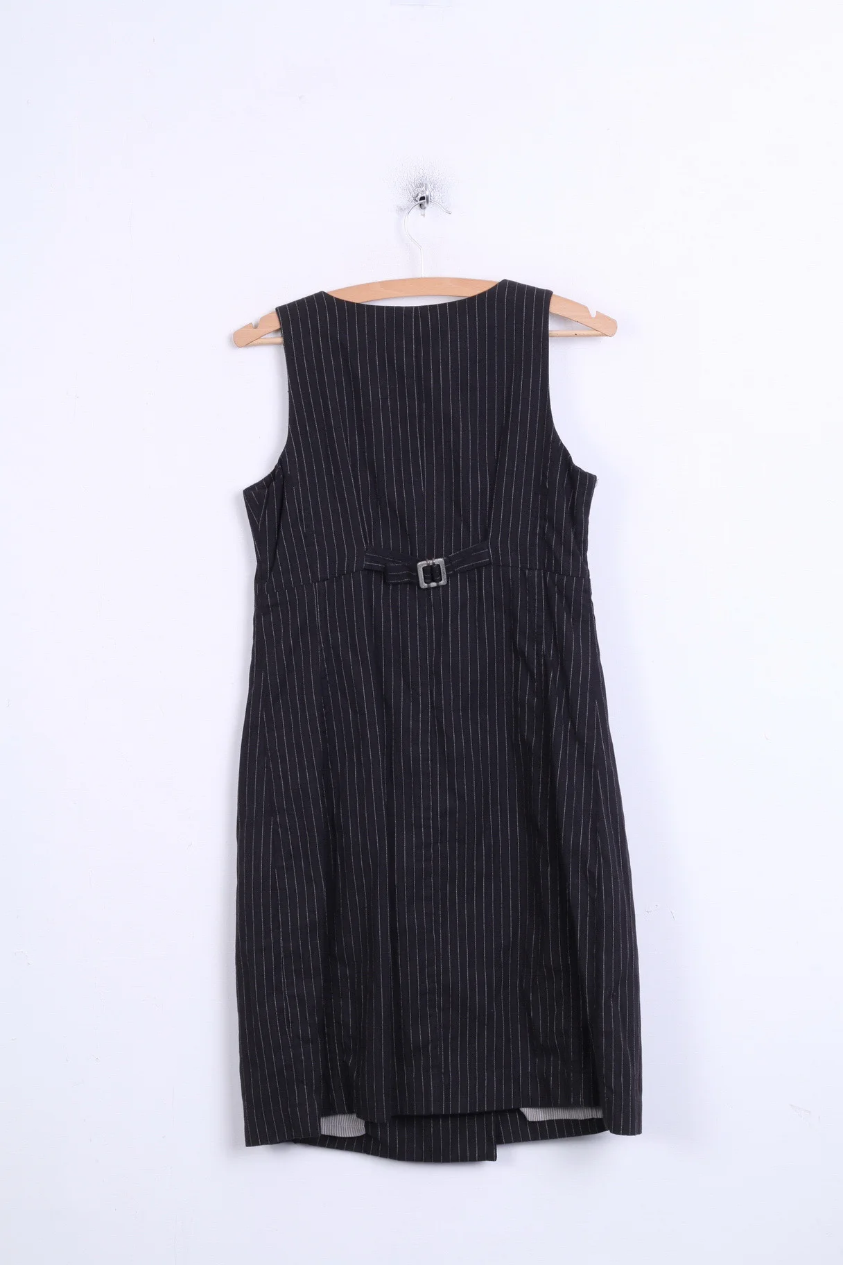 New DRANELLA Womens 36 S Dress Navy Striped Pencils - Image 4