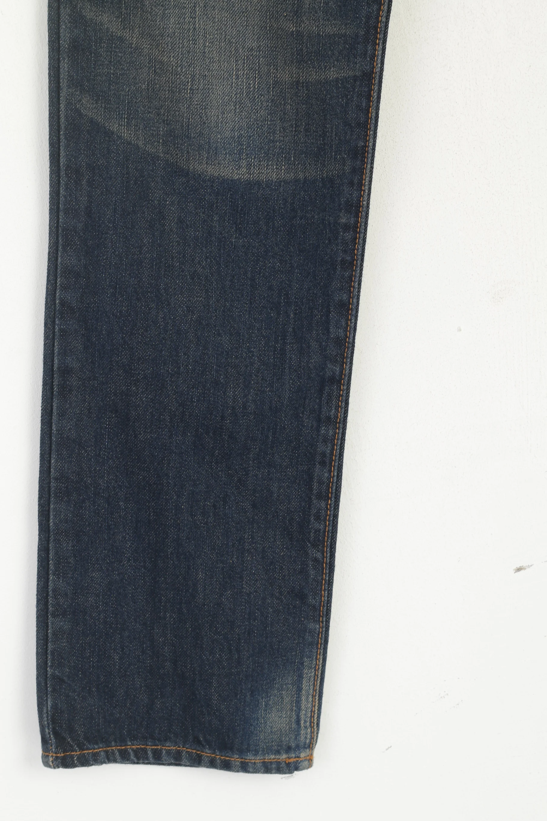 New GAP Women 30 Jeans Trousers Navy Cotton Denim Slim Fit Pants - Image 5