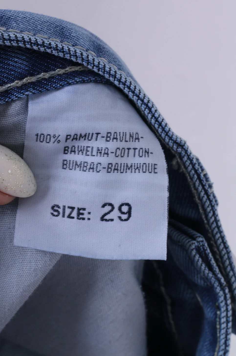 New Imars Jeans Denim Fashion Womens 29 Trousers Jeans Cotton Blue - Image 4