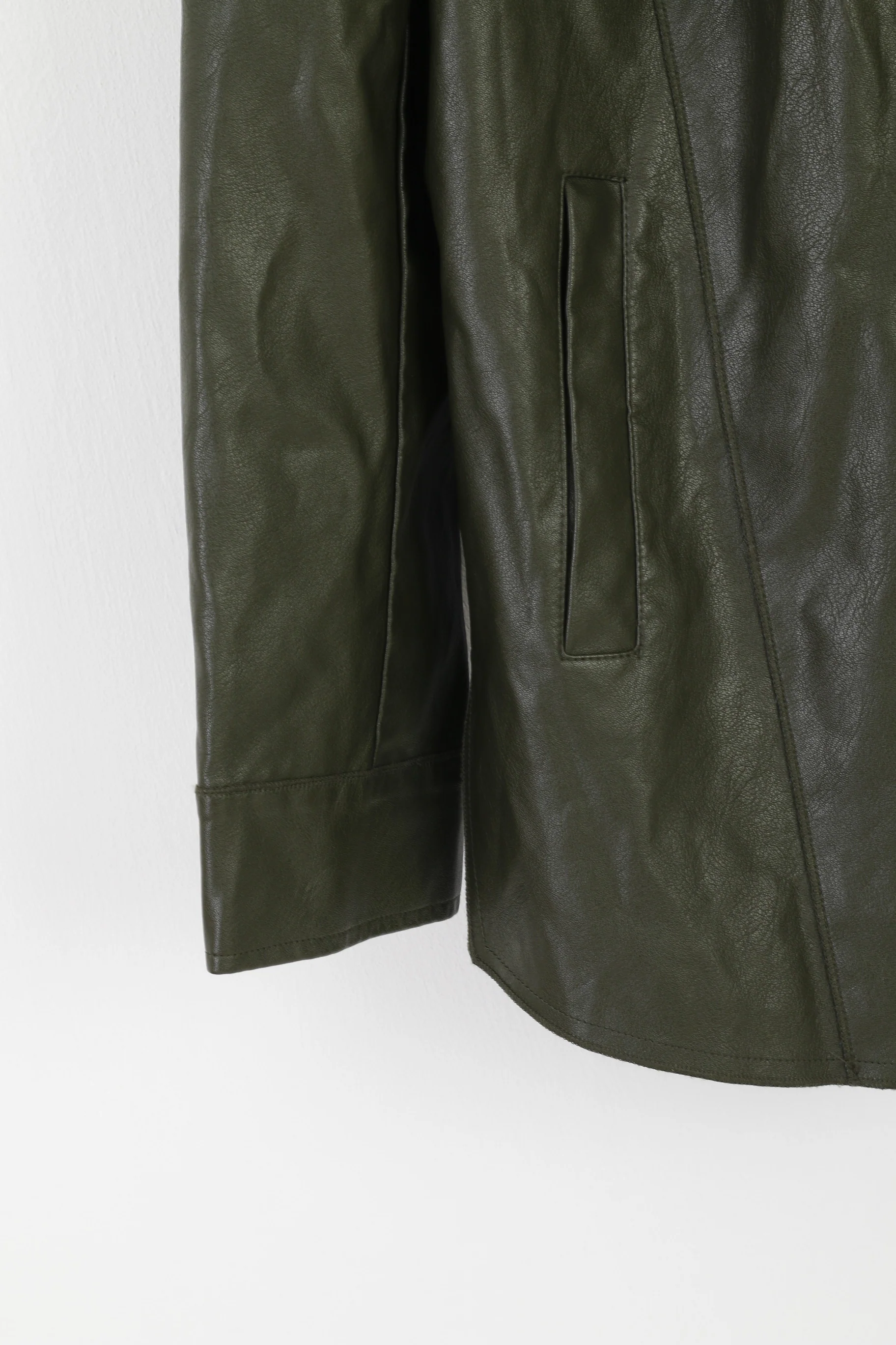 New Ipekyol Women 38 M Jacket Green Casual Boho Snap Oversize Lightweight Top - Image 3