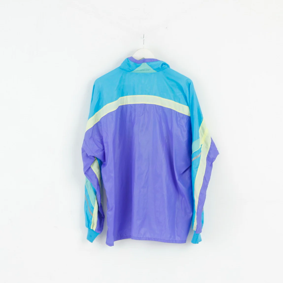 Newline Men XL Jacket Blue Lightweight Nylon Waterproof Run Active Top - Image 7