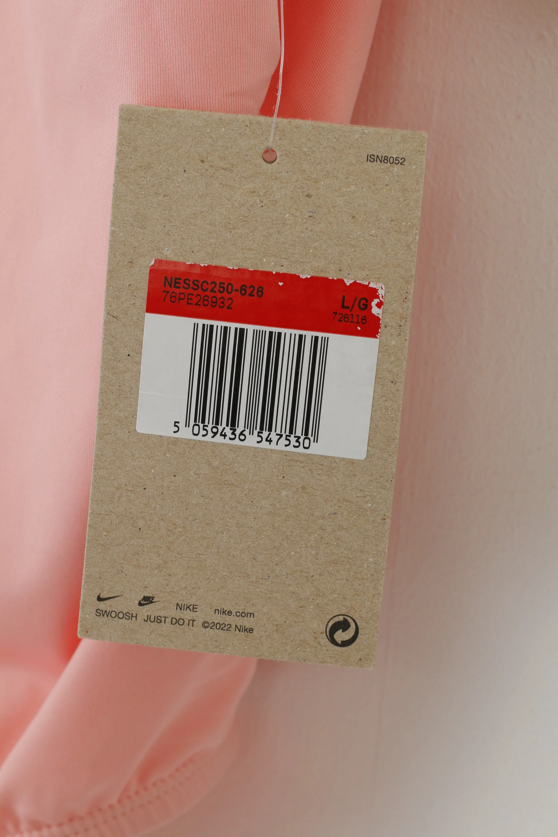 NEW Nike Woman L Swimsuits Pink Waterproof Elastic Sport Swimming Sleevelees One Piece Top - Image 5