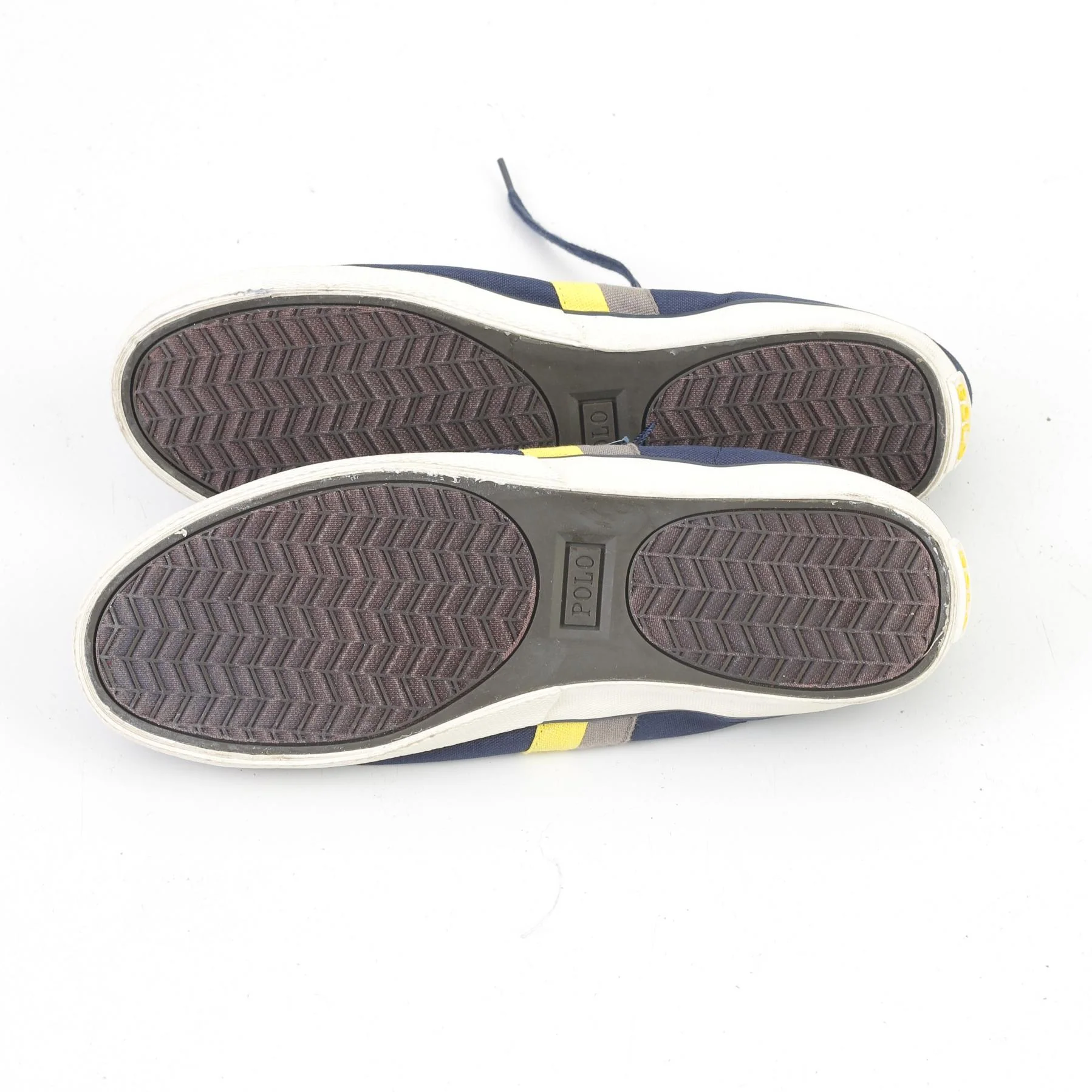 NEW Polo Ralph Lauren Men 12 45 Shoes Navy Training Laces Sneakers - Image 10