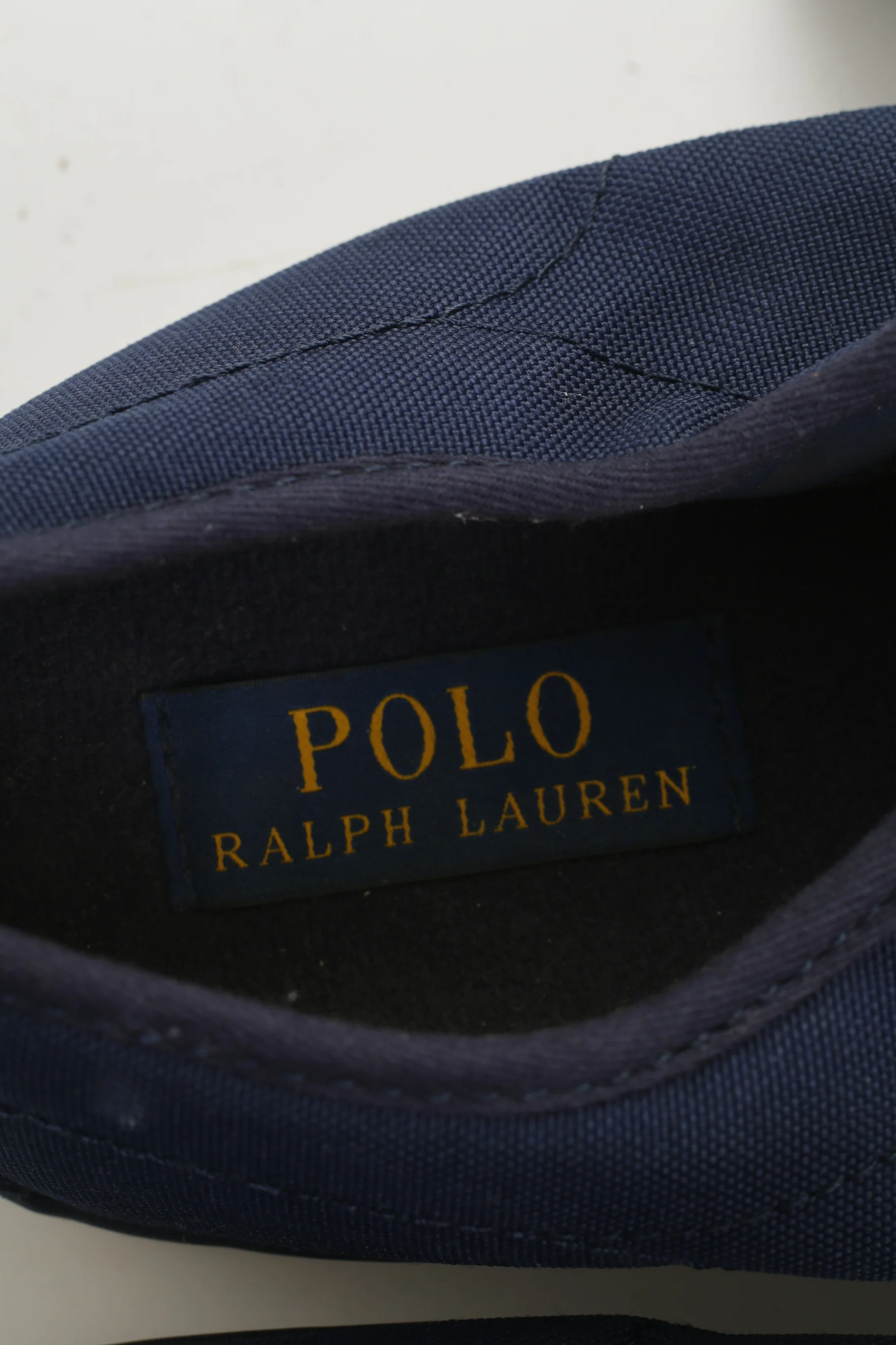 NEW Polo Ralph Lauren Men 12 45 Shoes Navy Training Laces Sneakers - Image 5