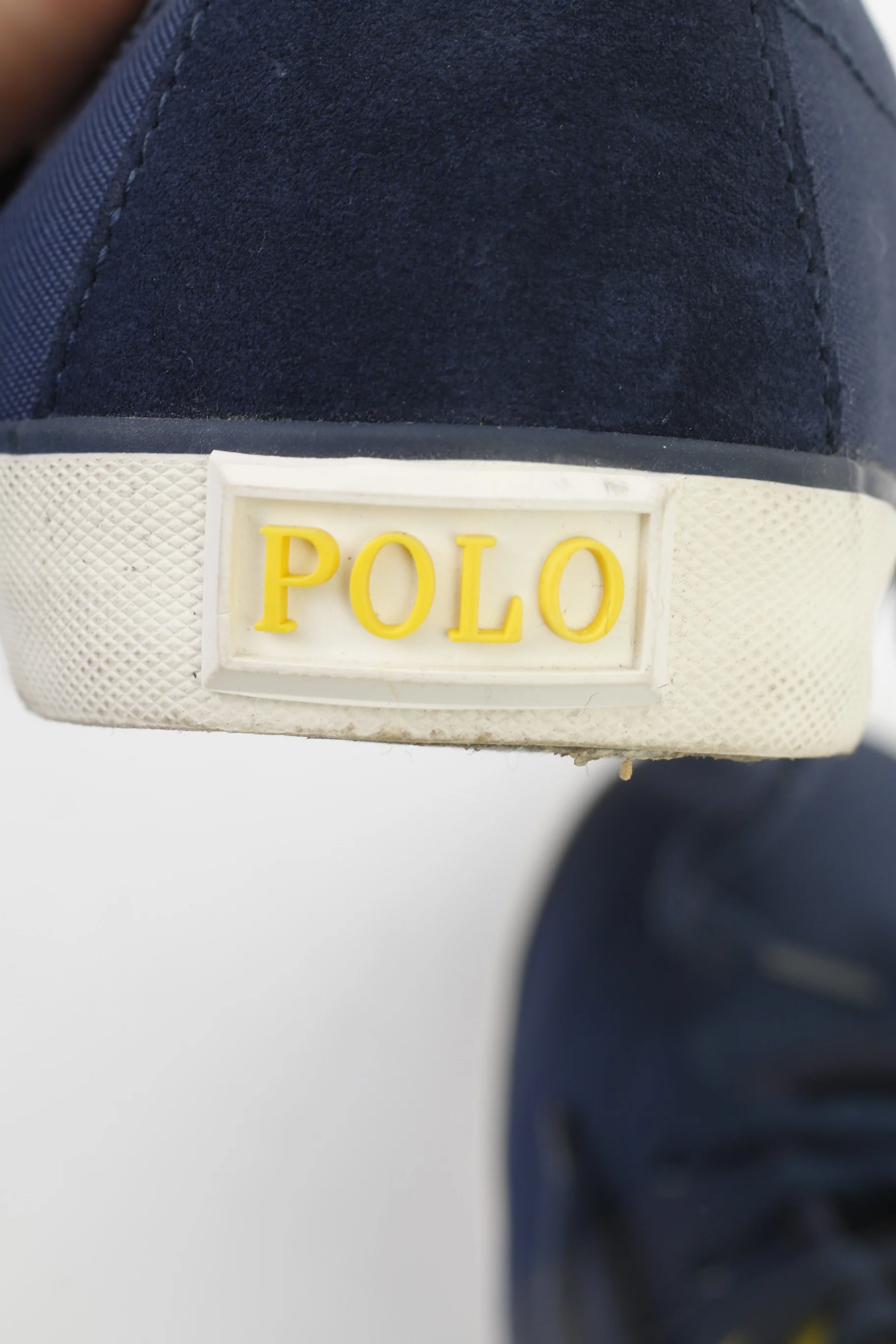 NEW Polo Ralph Lauren Men 12 45 Shoes Navy Training Laces Sneakers - Image 9