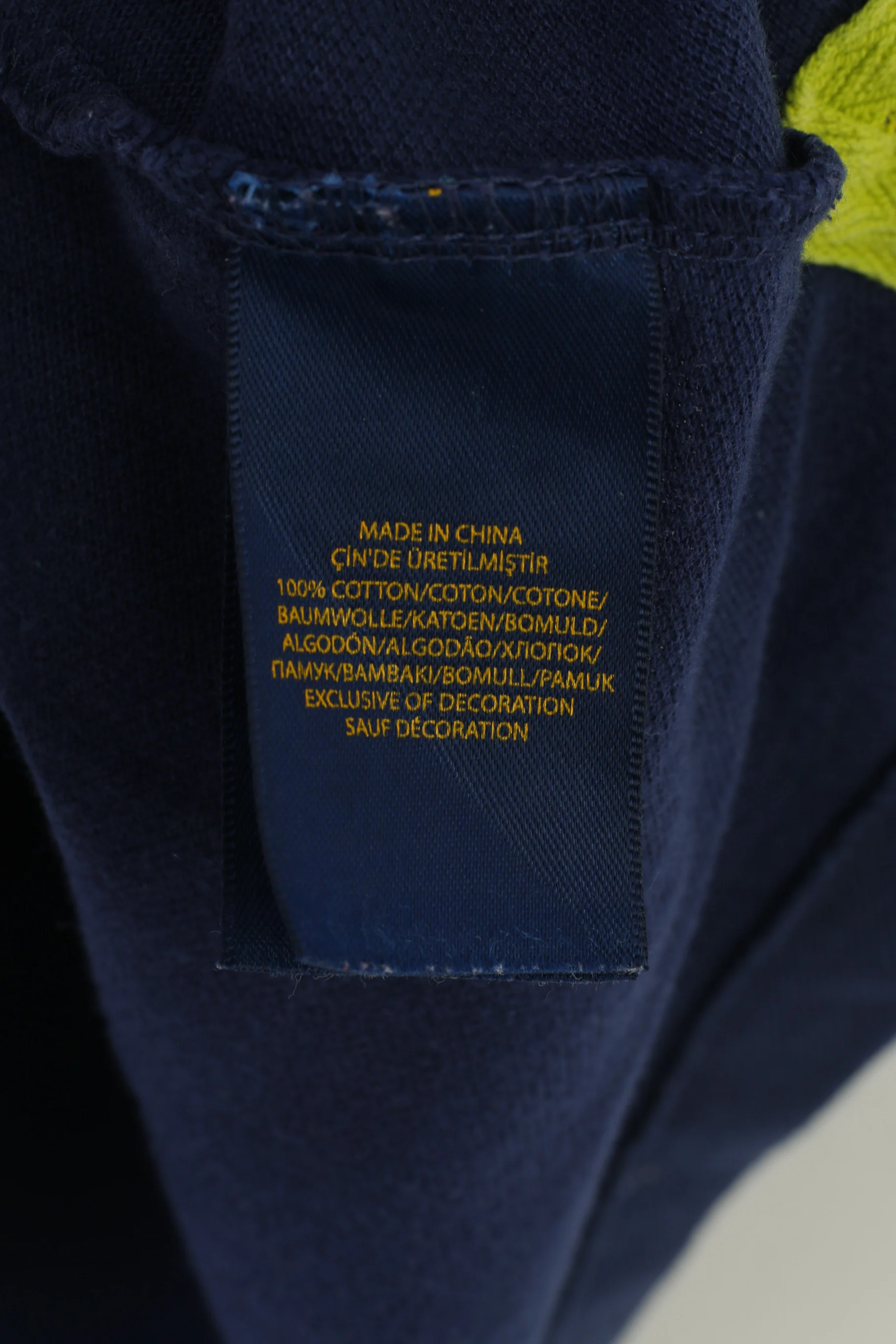Polo Ralph Lauren Men L S Polo Shirt Navy Cotton Classic Pink Ponny Top - Image 6