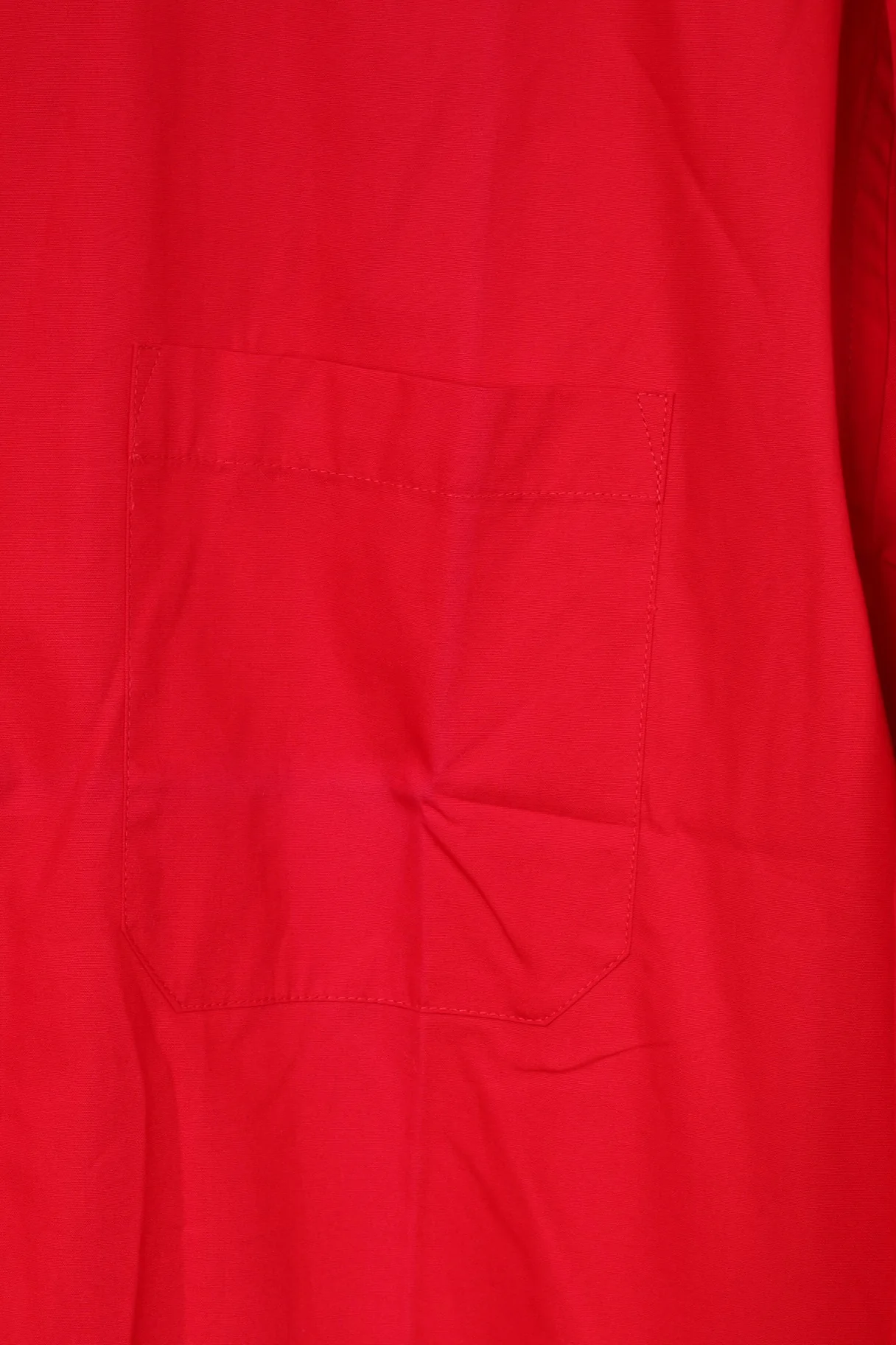 New Russell Collection Mens 41/42 16/16.5 L Casual Shirt Red Long Sleeve Cotton - Image 3