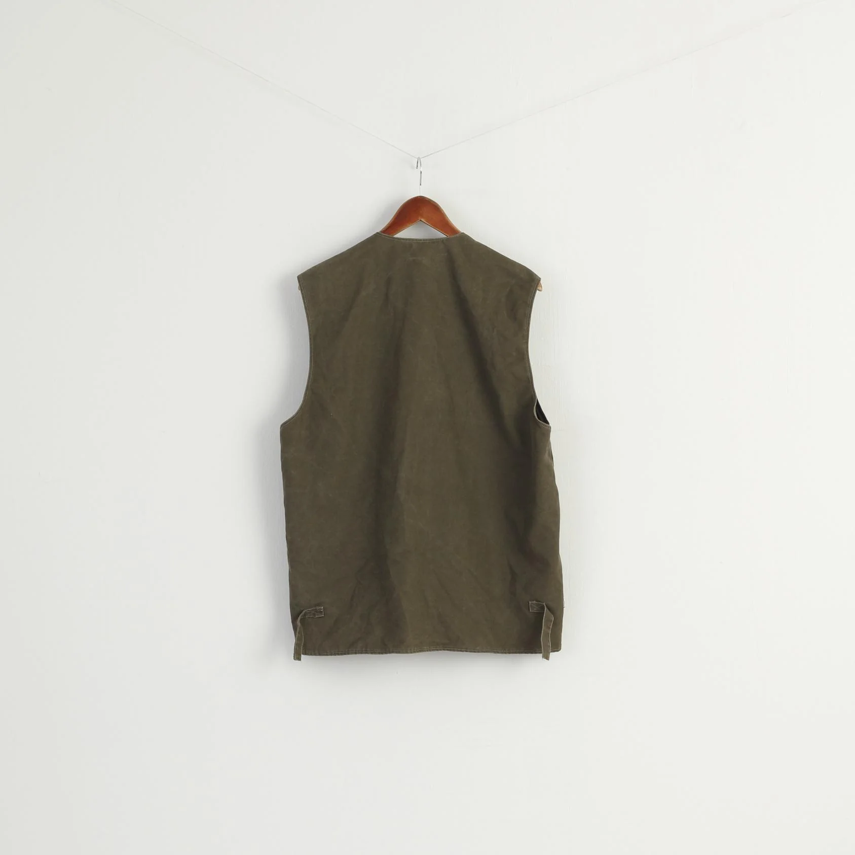 New Shifeng Brand Men L Waistcoat Khaki Fishing Hunting Cotton Vest - Image 5