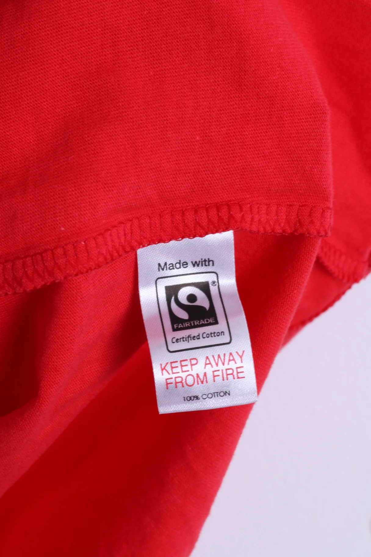 New Sport Relief Mens L T-Shirt Red Cotton Crew Neck - Image 4