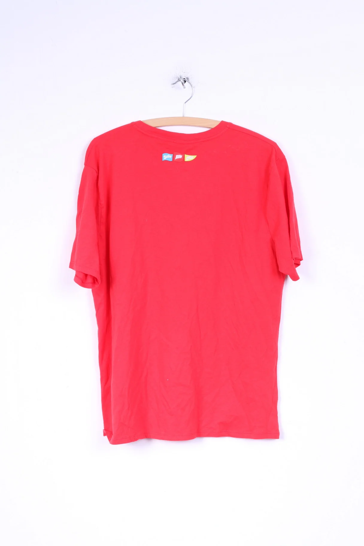 New Sport Relief Mens L T-Shirt Red Cotton Crew Neck - Image 5