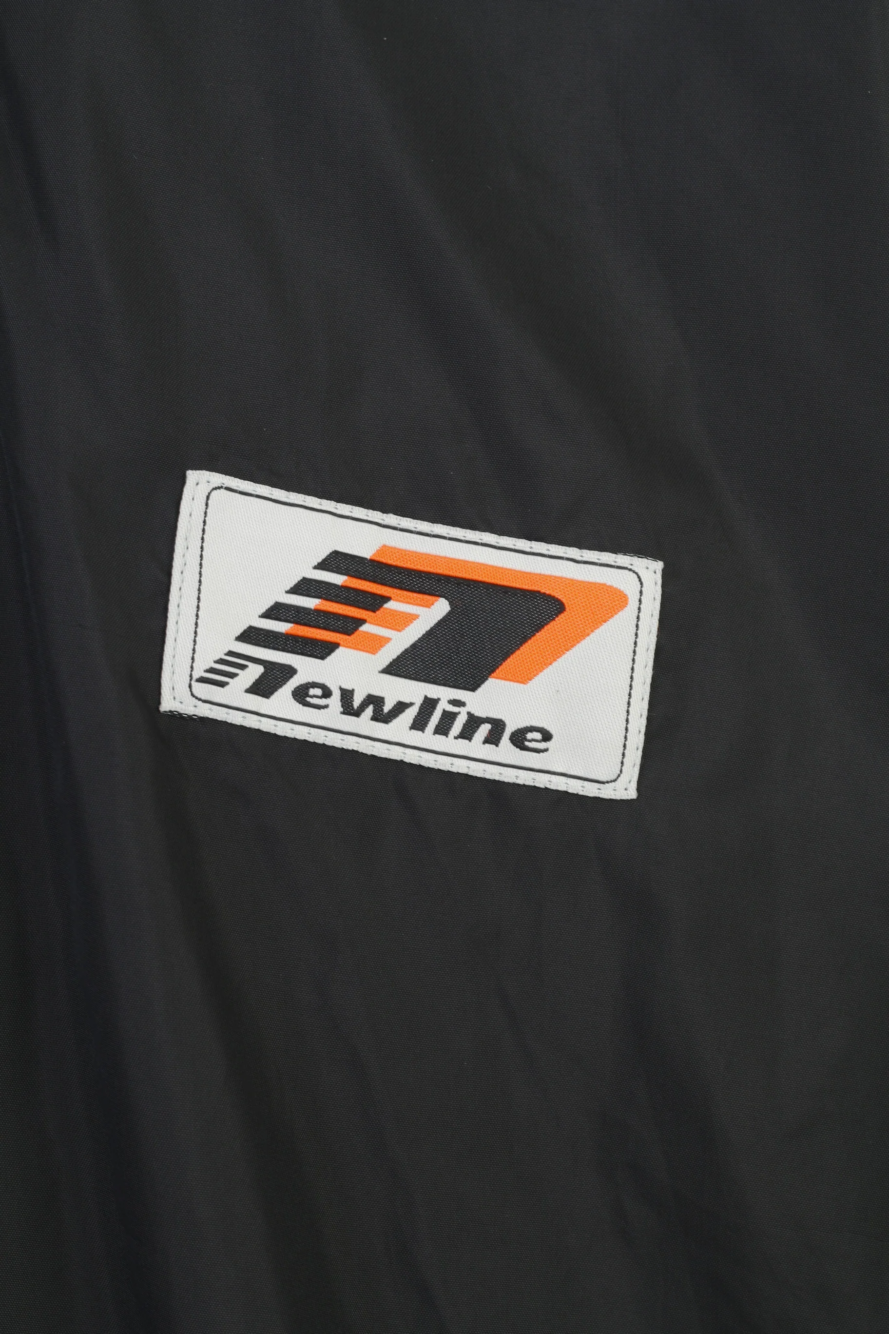 Newline Men S Jacket Black Run Performance Wear Nylon Sport Zip Neck Top - Image 4