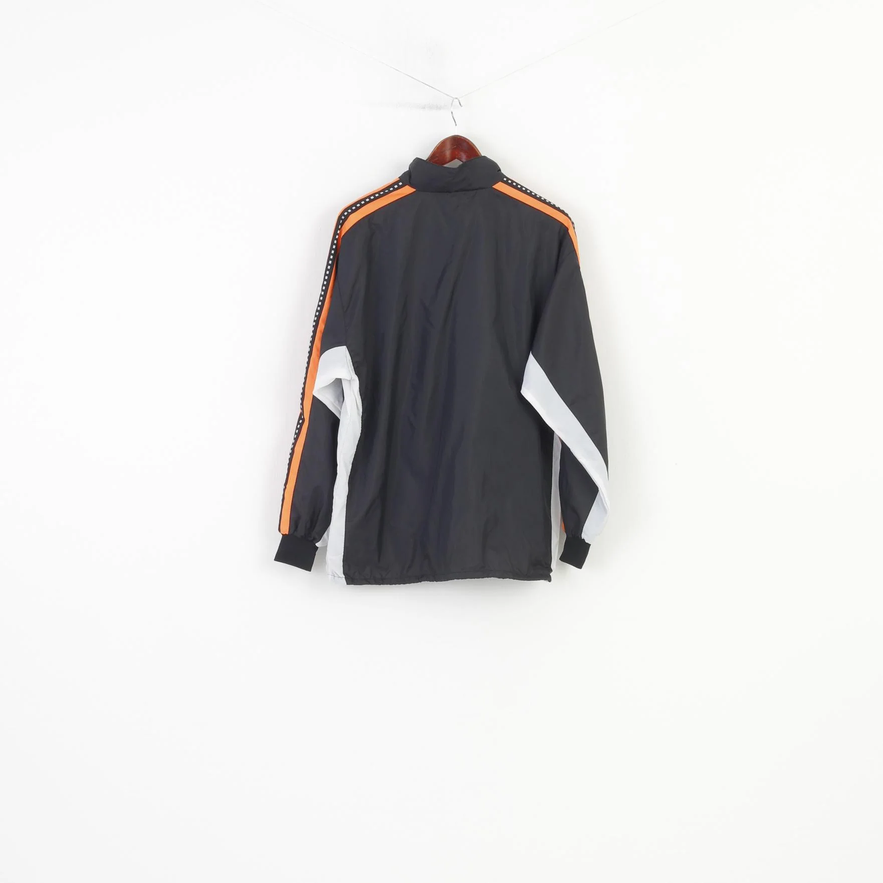 Newline Men S Jacket Black Run Performance Wear Nylon Sport Zip Neck Top - Image 7