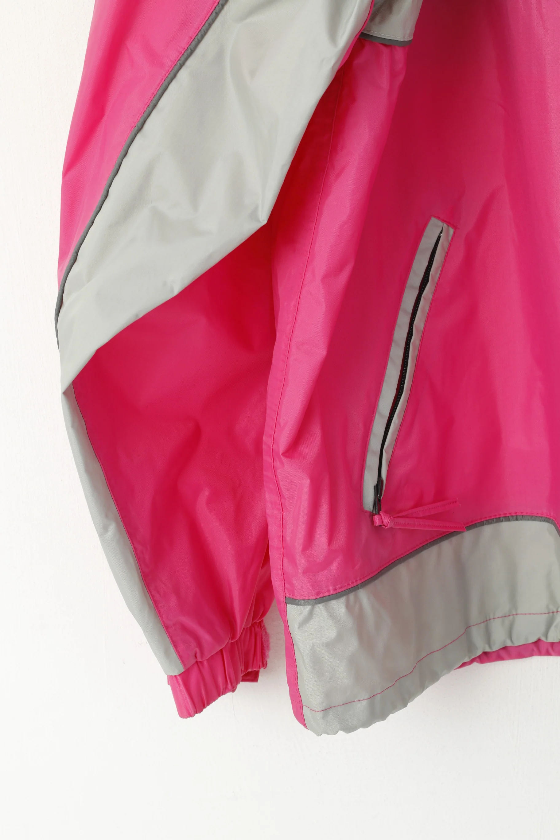 NICO Sportswear Men XL Jacket Pink Nylon Waterproof Extreme 3000mm Zip Up Top - Image 4