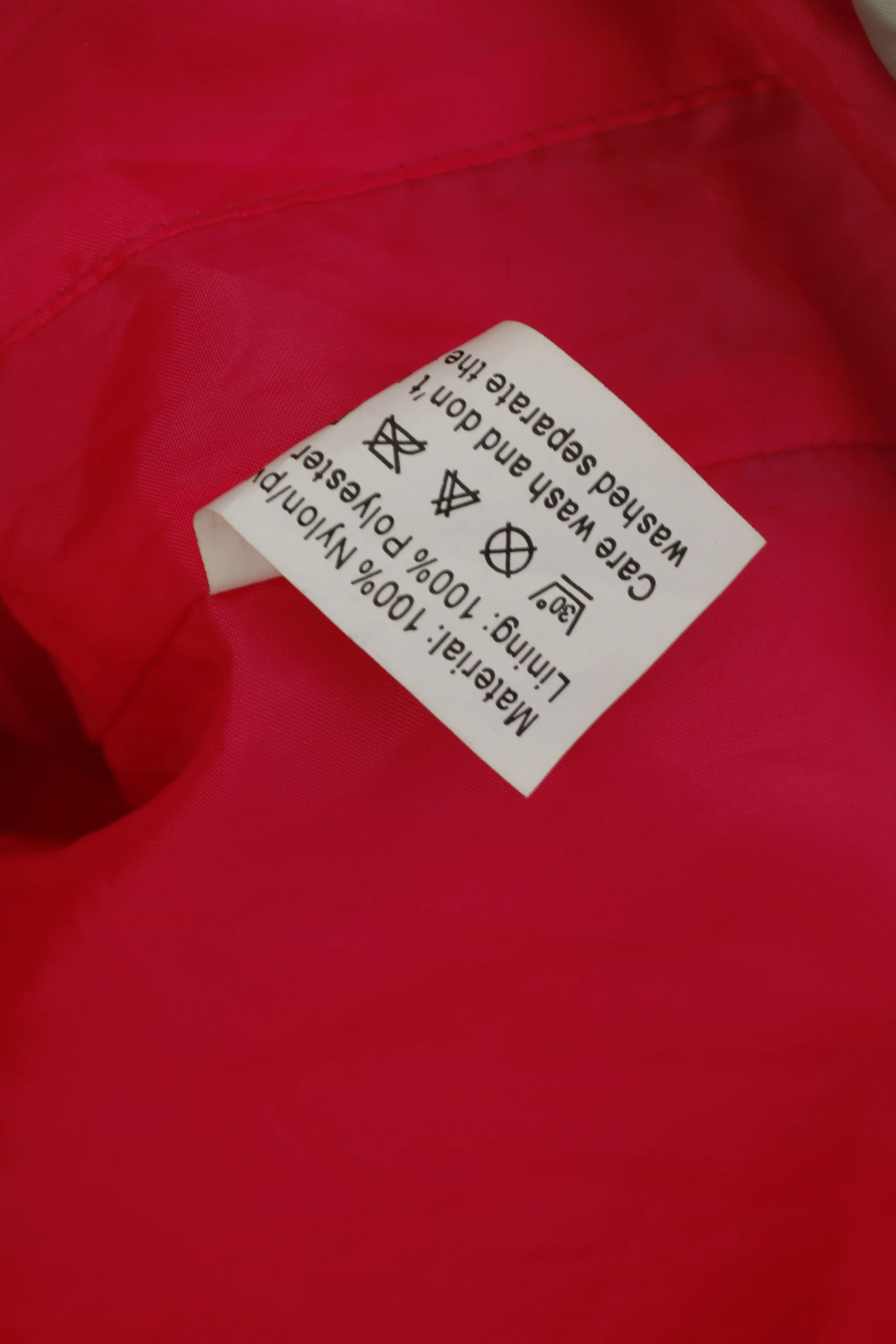 NICO Sportswear Men XL Jacket Pink Nylon Waterproof Extreme 3000mm Zip Up Top - Image 6