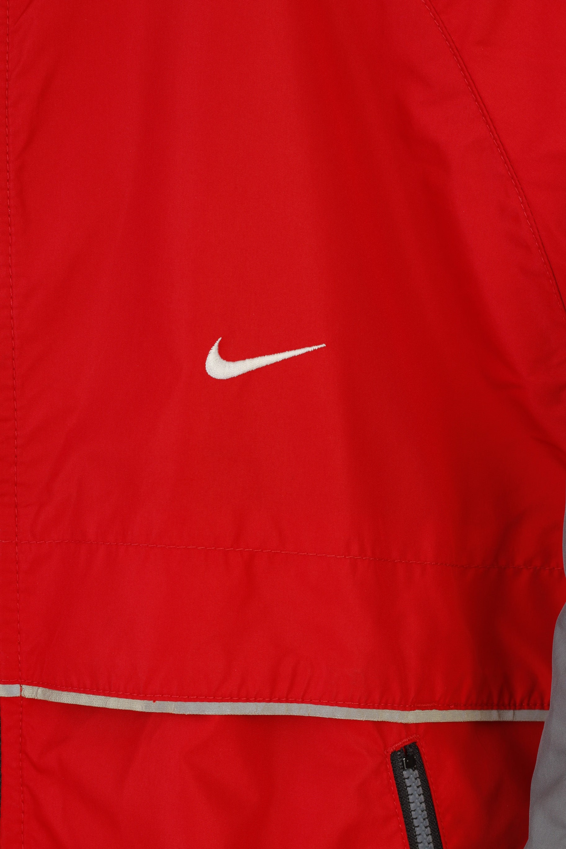 Nike Men 48 L Jacket Red Vintage Lightweight Full Zipper Outwear Sport Top - Image 5