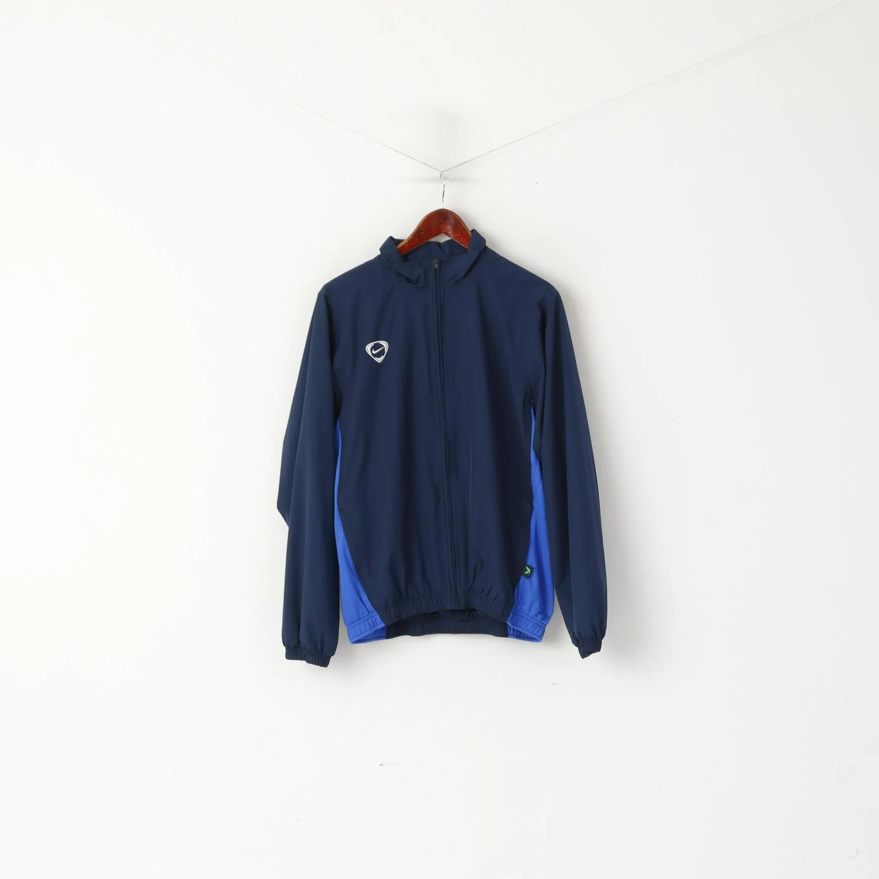 Nike Men M 178  Jacket Navy Training Full Zipper Sportswear Lightweight Track Top - Image 2