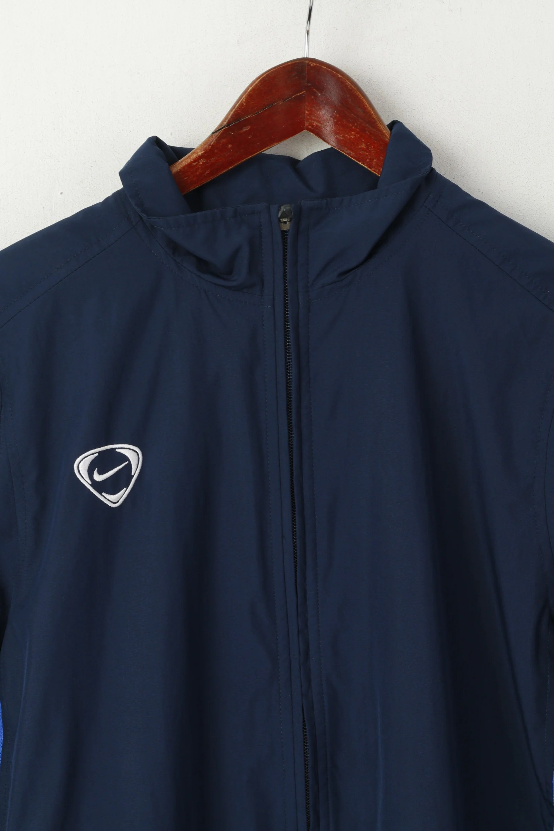 Nike Men M 178  Jacket Navy Training Full Zipper Sportswear Lightweight Track Top - Image 3