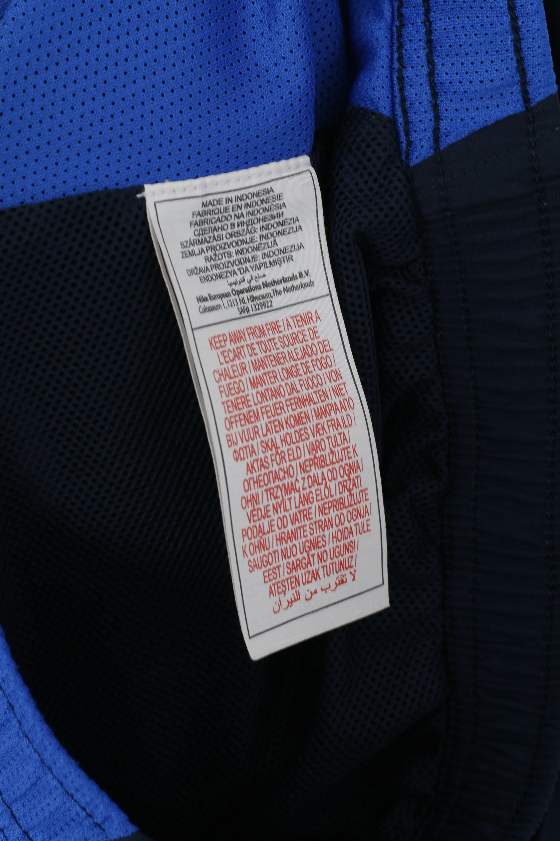 Nike Men M 178  Jacket Navy Training Full Zipper Sportswear Lightweight Track Top - Image 6
