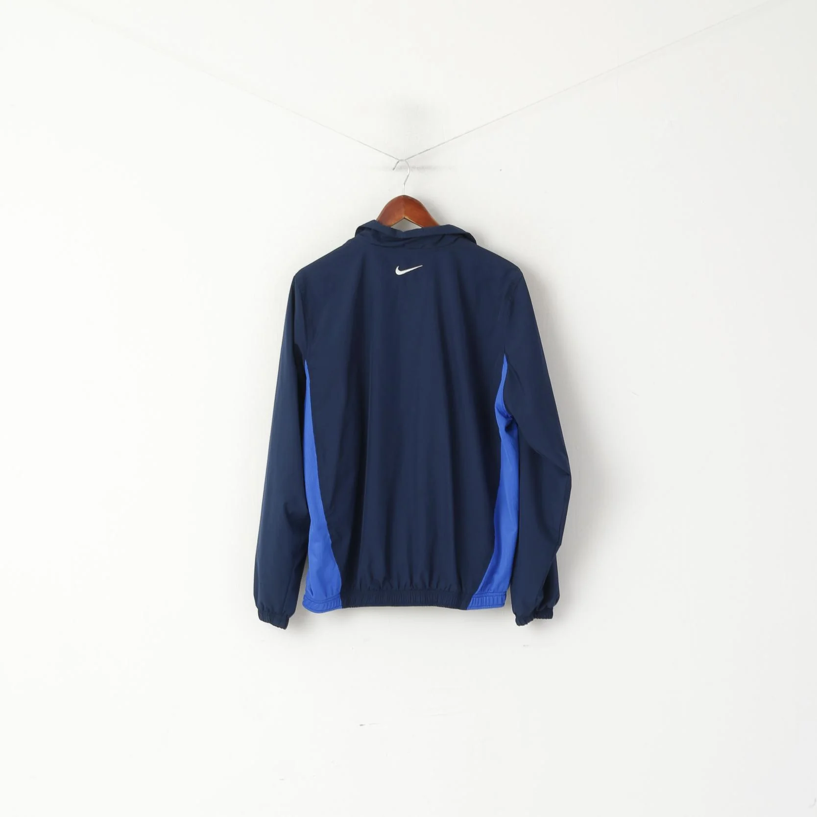 Nike Men M 178  Jacket Navy Training Full Zipper Sportswear Lightweight Track Top - Image 7