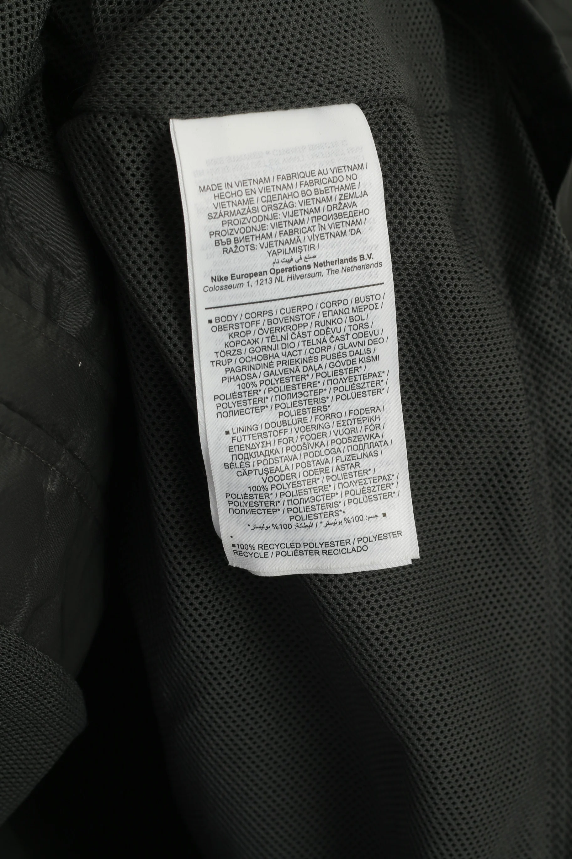 Nike Men M Jacket Gray AFC Bolton 2016 Watson Zip Up Sportswear Top - Image 6