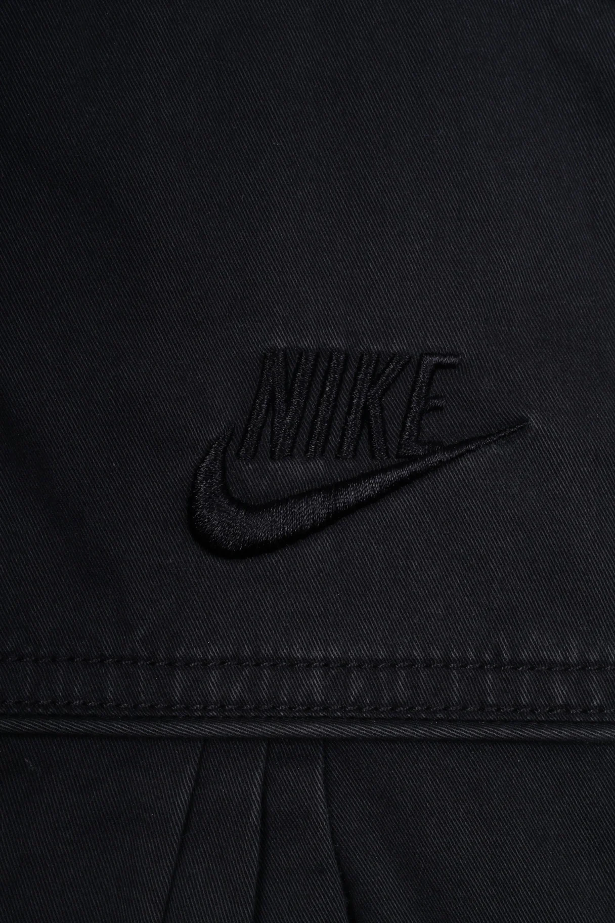Nike Sportswear Womens L 14/16 Jacket Black Cotton Full Zipper Pocket - Image 4