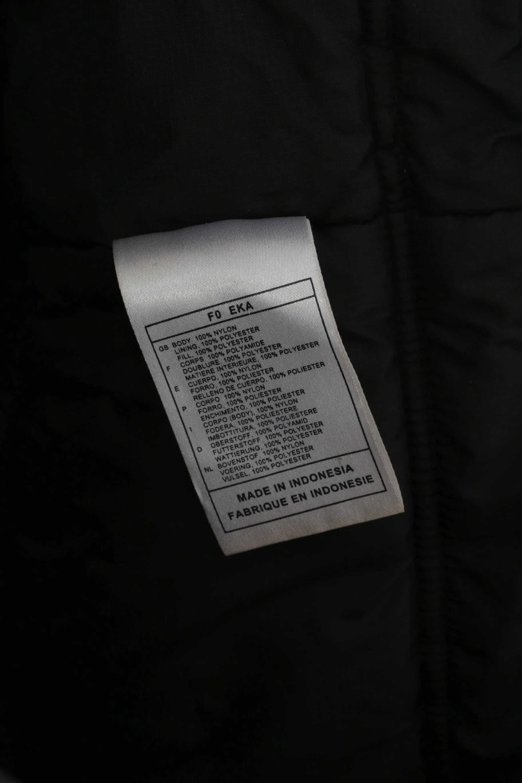 Nike Team Men L 183 Jacket Grey Nylon Waterproof Padded Warm Long Zip Up Top - Image 8